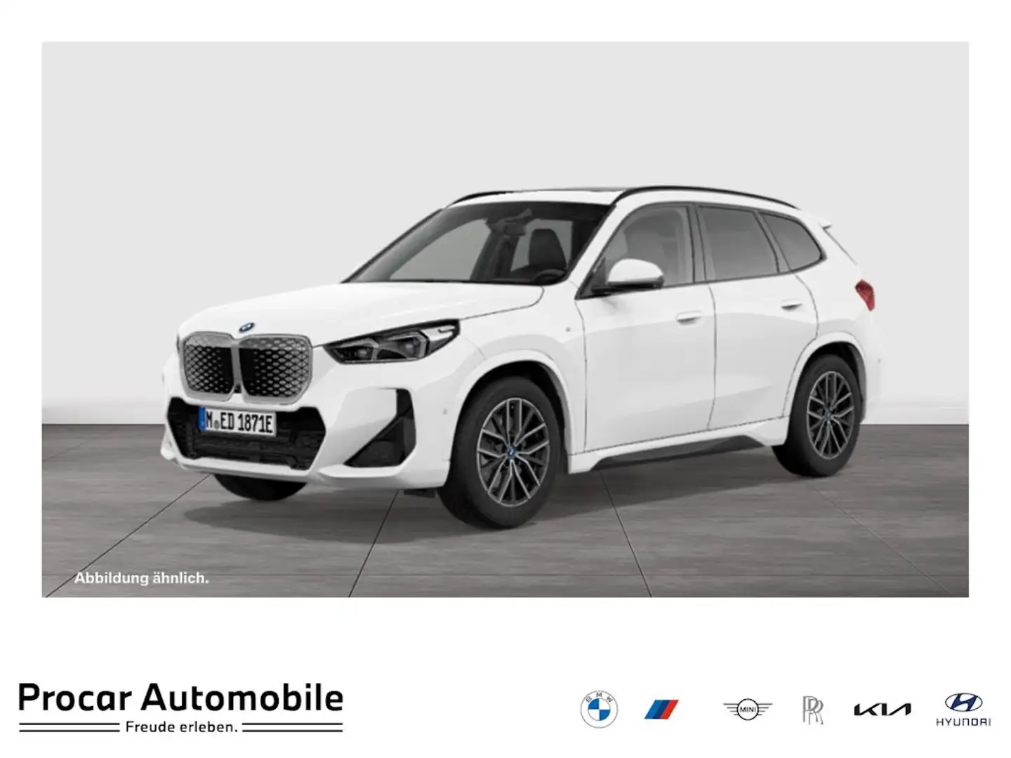 BMW iX1 xDrive30 MSport HuD PANO AHK H/K DA+ PA+ Weiß - 1