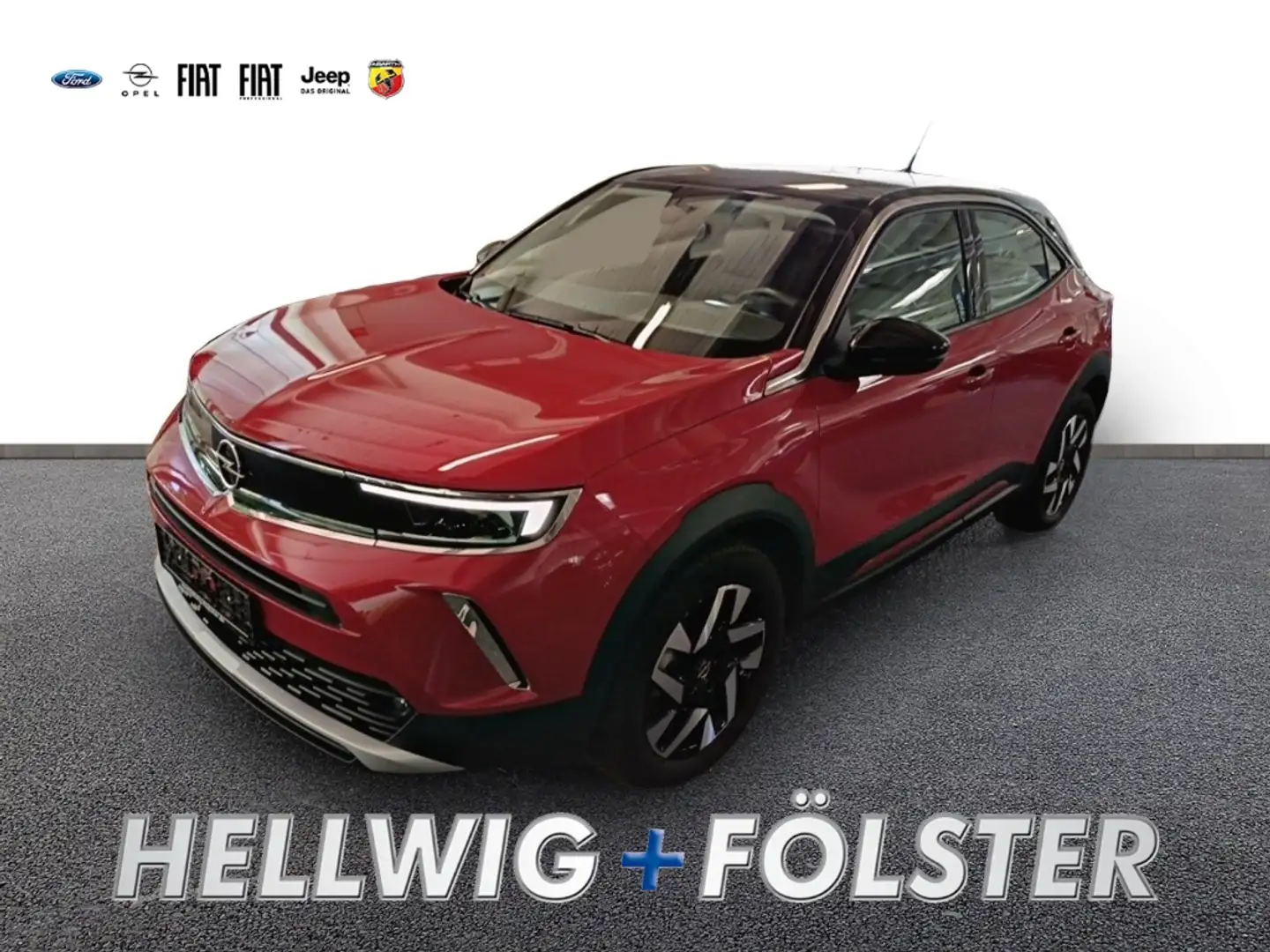 Opel Mokka-E Elegance AHK-abnehmbar Navi 360 Kamera LED Apple C Rosso - 1