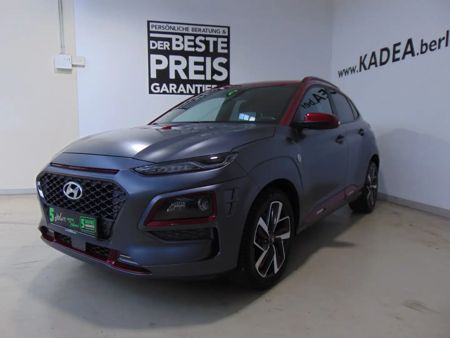 Hyundai KONA 1.6 Navi,Kamera,Lenk+Sitzhzg,LED,PDC,Keyless Grau - 2