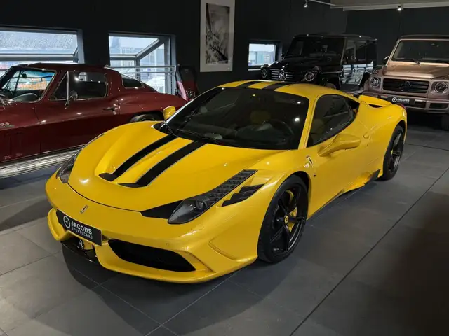 Ferrari 458 Speciale giallo TS Voll Carbon Lift Rollbar