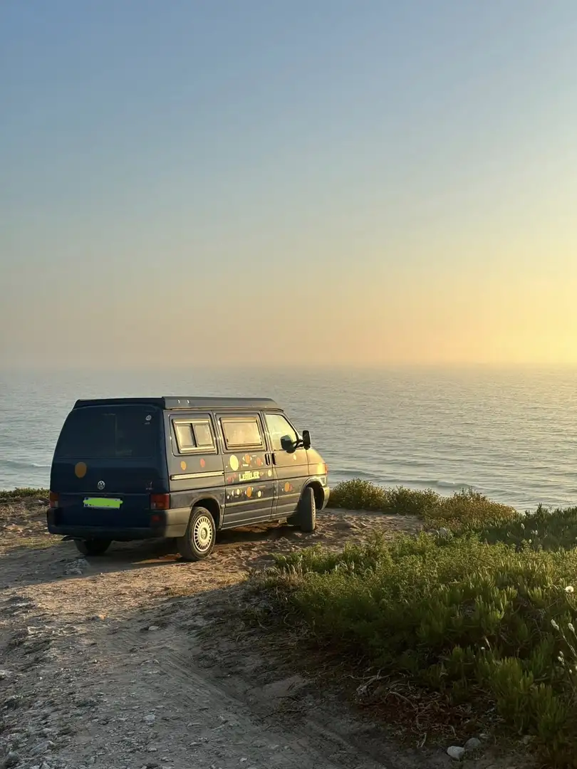 Volkswagen T4 2.5 TDI Campingausbau | Aufstelldach |Standheizung Blau - 1