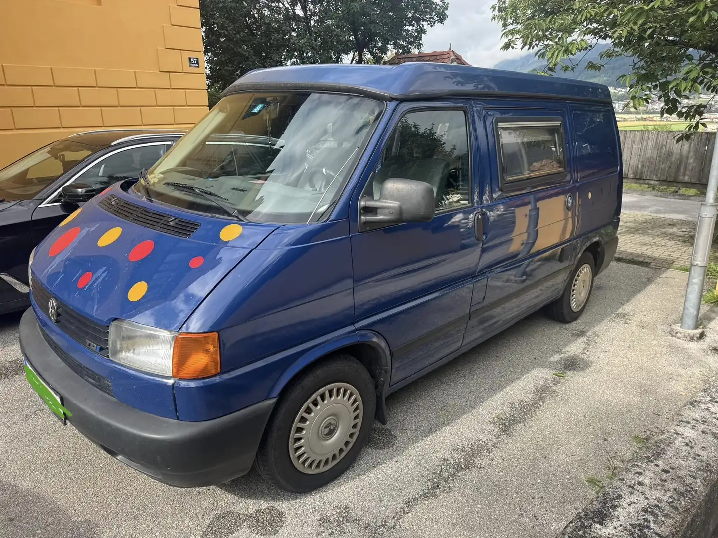 Volkswagen T4 2.5 TDI Campingausbau | Aufstelldach |Standheizung Blau - 2