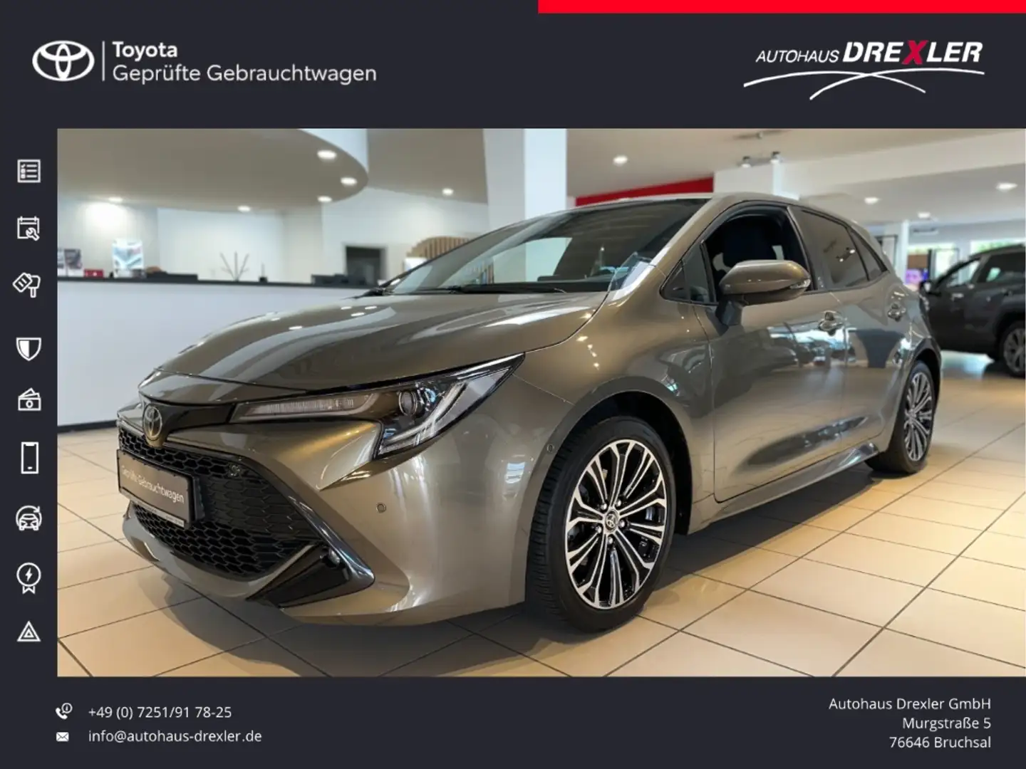 Toyota Corolla Team D 1.2T (Kamera, Navi, Apple Carplay) Bronze - 1