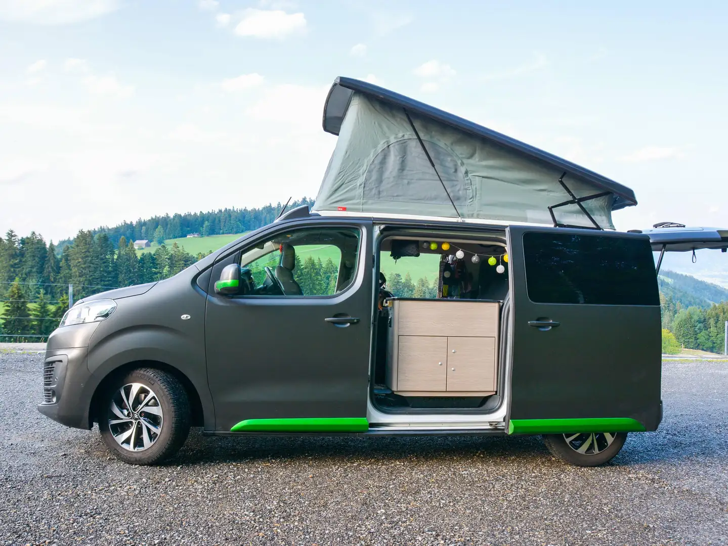 Citroen Spacetourer Camper Schwarz - 2