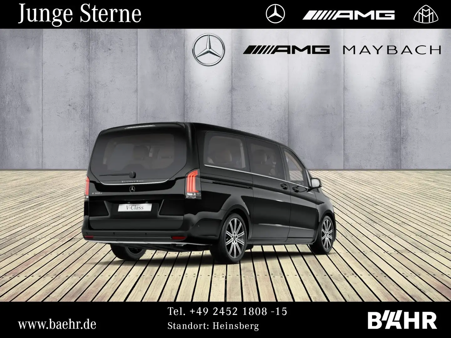 Mercedes-Benz V 300 V 300 d Lang Avantgarde/MBUX/LED/Distronic/19" Schwarz - 2