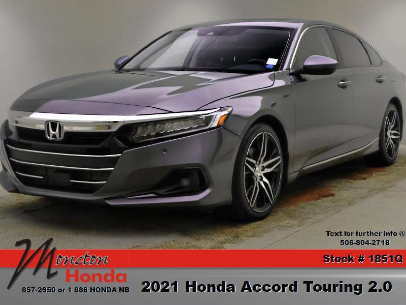 Gray 2021 Honda Accord Sedan Front-Wheel Drive Automatic