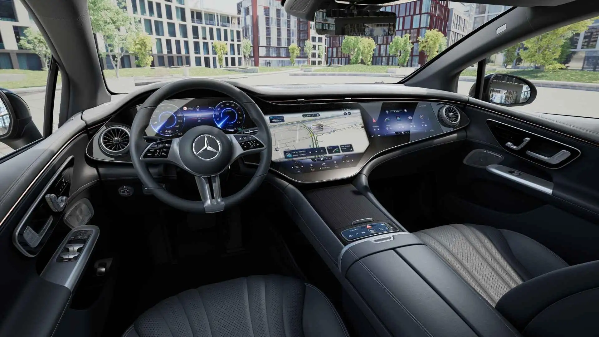 Mercedes-Benz EQE 300 Berline Luxury Line | Panoramisch Dak | Distronic Schwarz - 2