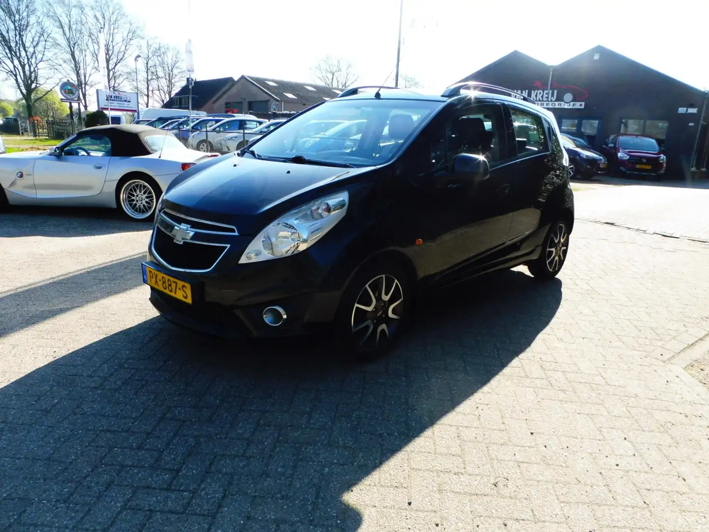 Chevrolet Spark 1.2 16V LTZ , Leder, Airco, Lm, Side skits, Spoile Noir - 2