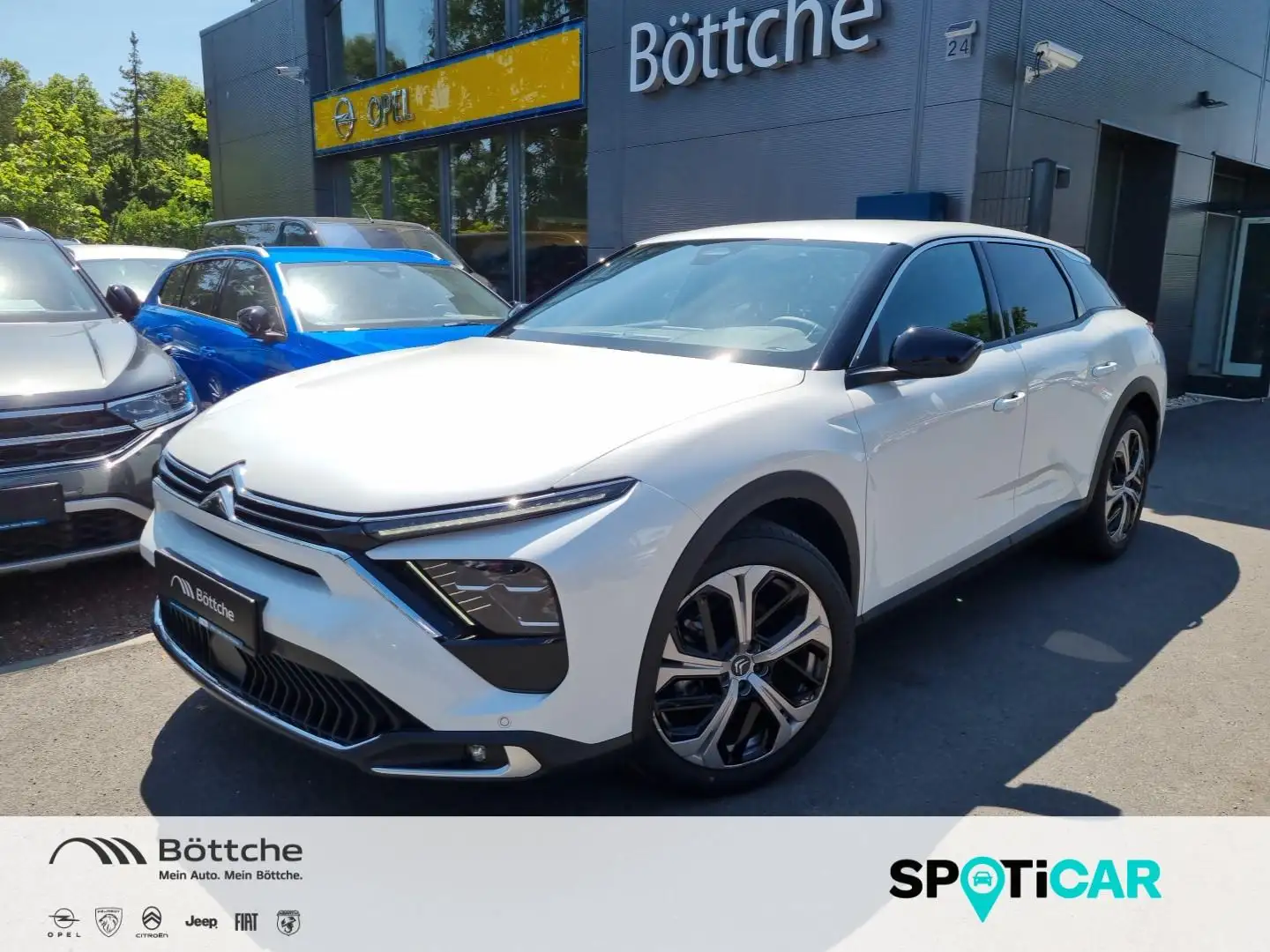 Citroen C5 X 1.2 YOU LED/Navi/SHZ/DAB/180°Kamera Blanc - 1