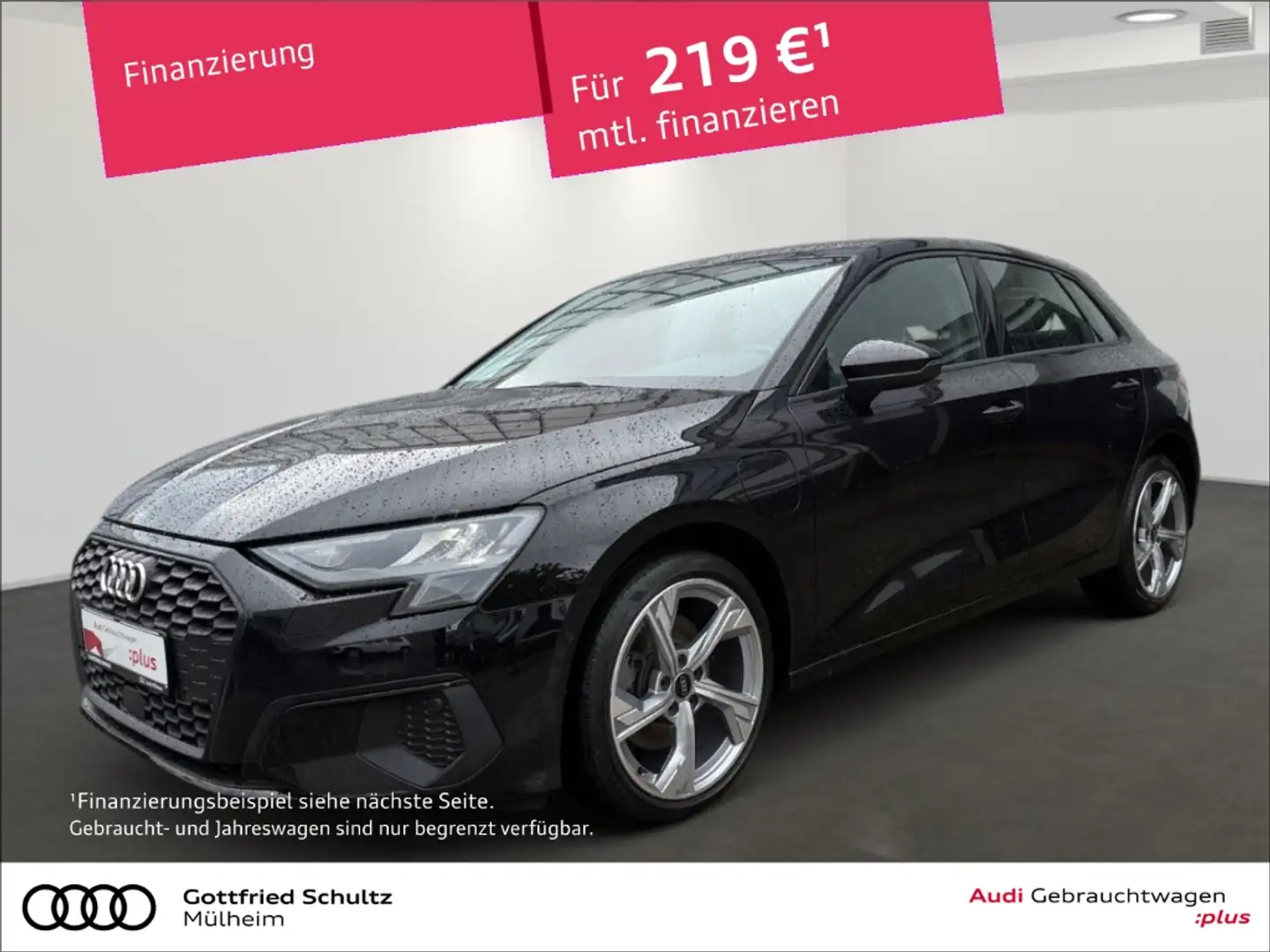 Audi A3 Sportback 40 TFSI e S-TRONIC LED NAV basis SHZ DAV Noir - 1