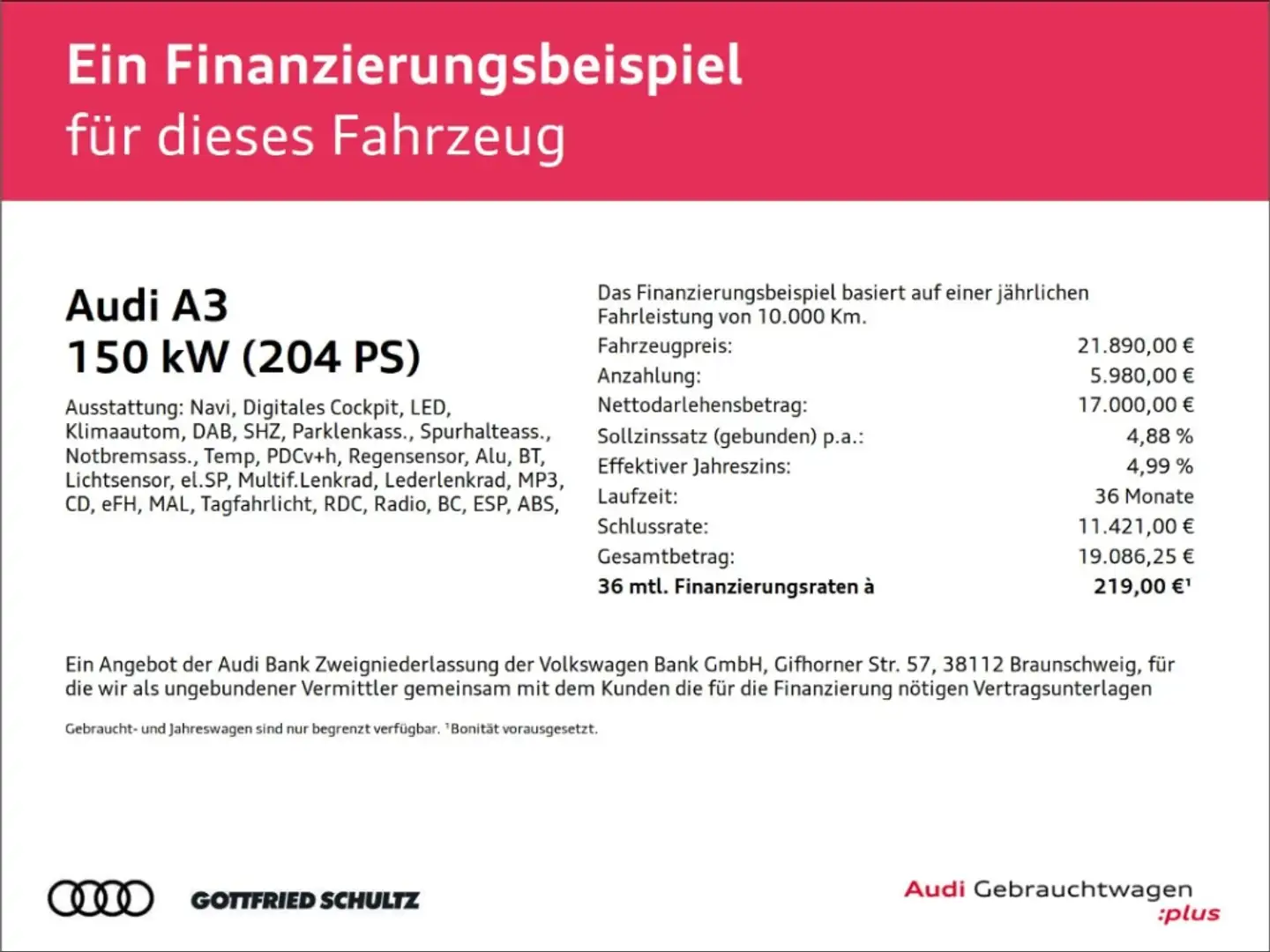 Audi A3 Sportback 40 TFSI e S-TRONIC LED NAV basis SHZ DAV Noir - 2