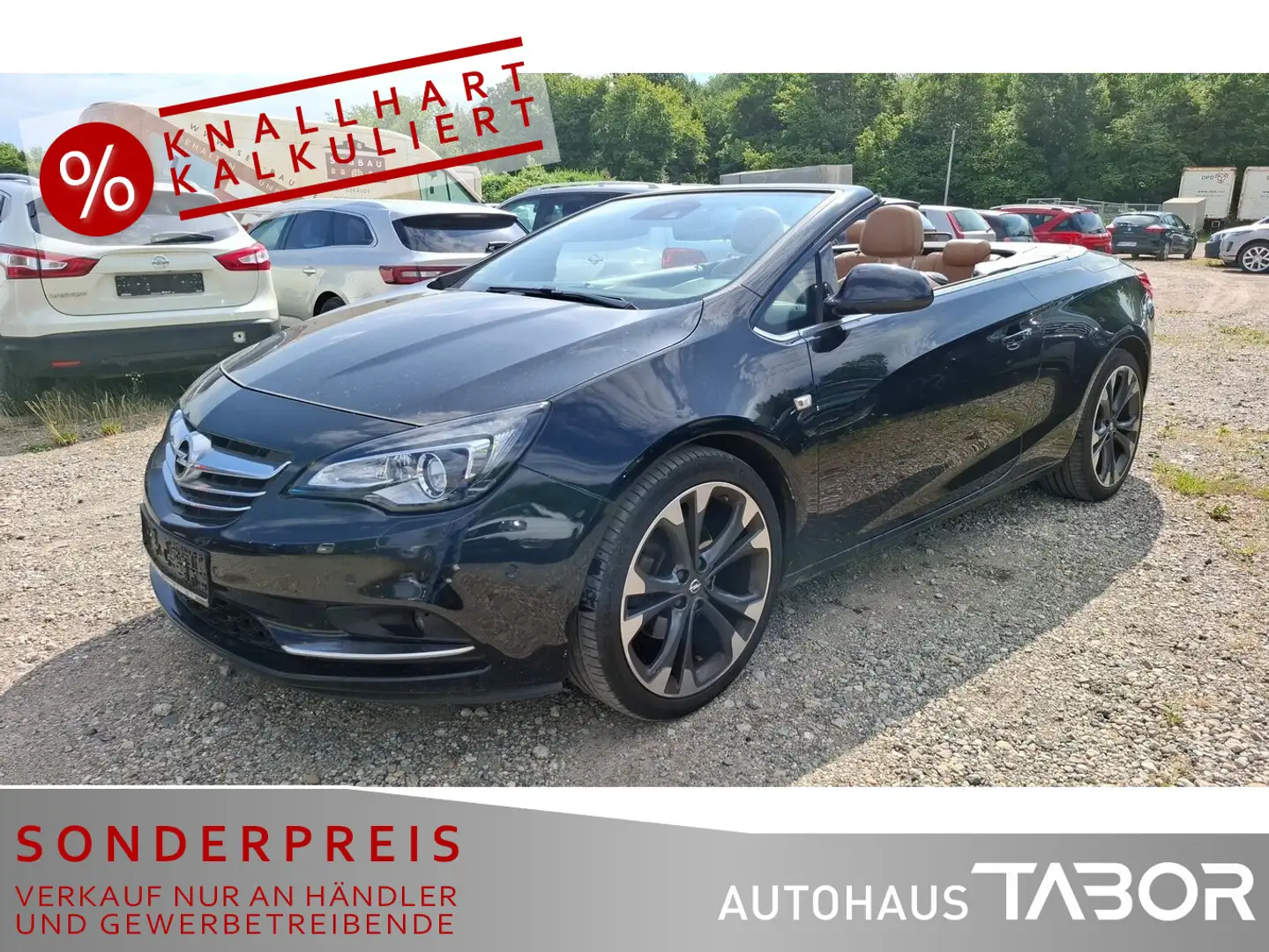 Opel Cascada 1.6 SIDI Turbo Aut. Innovation Leder Nav Schwarz - 1