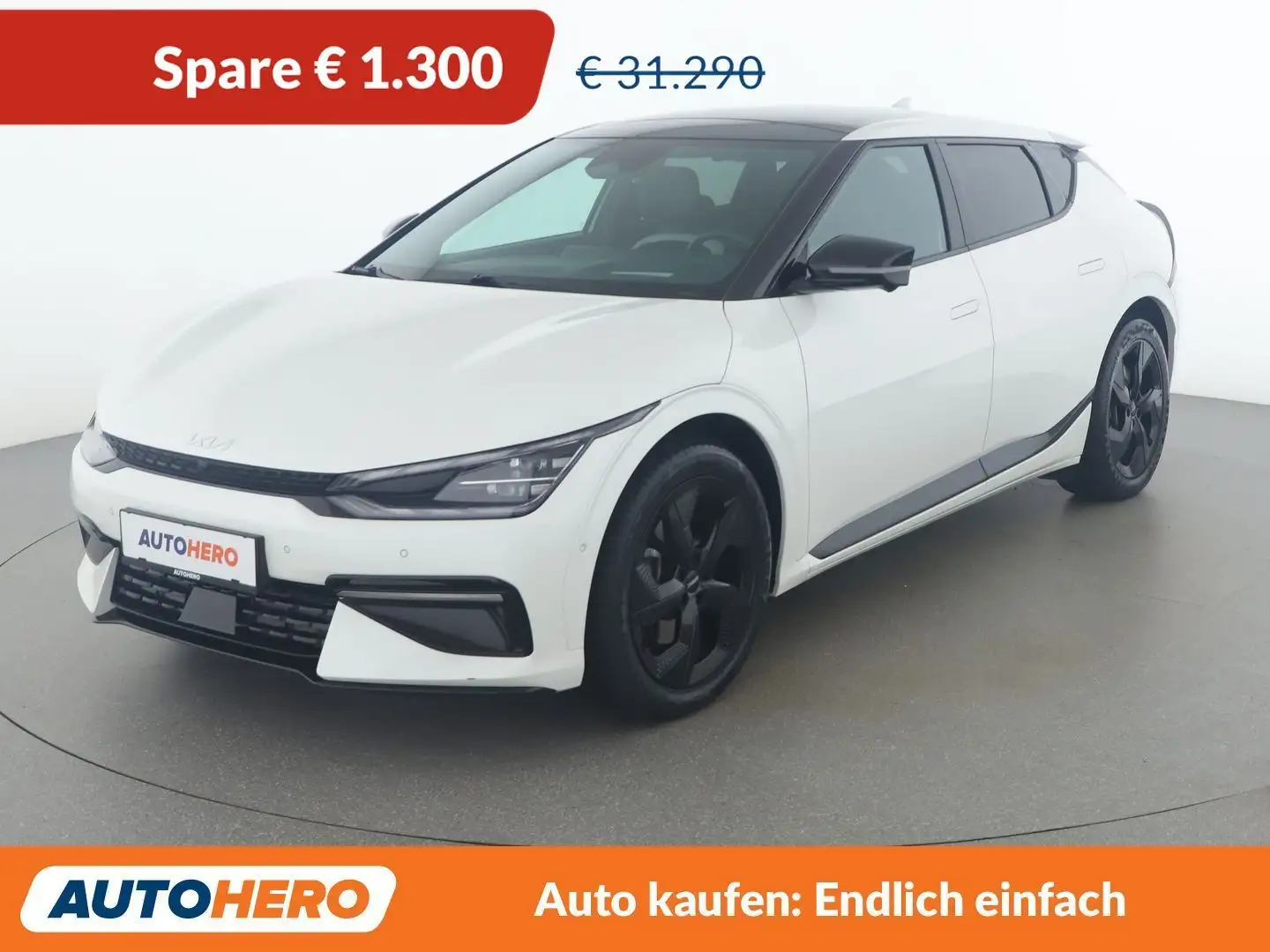 Kia EV6 electric drive 168 kW GT Line Premium 2WD Weiß - 1