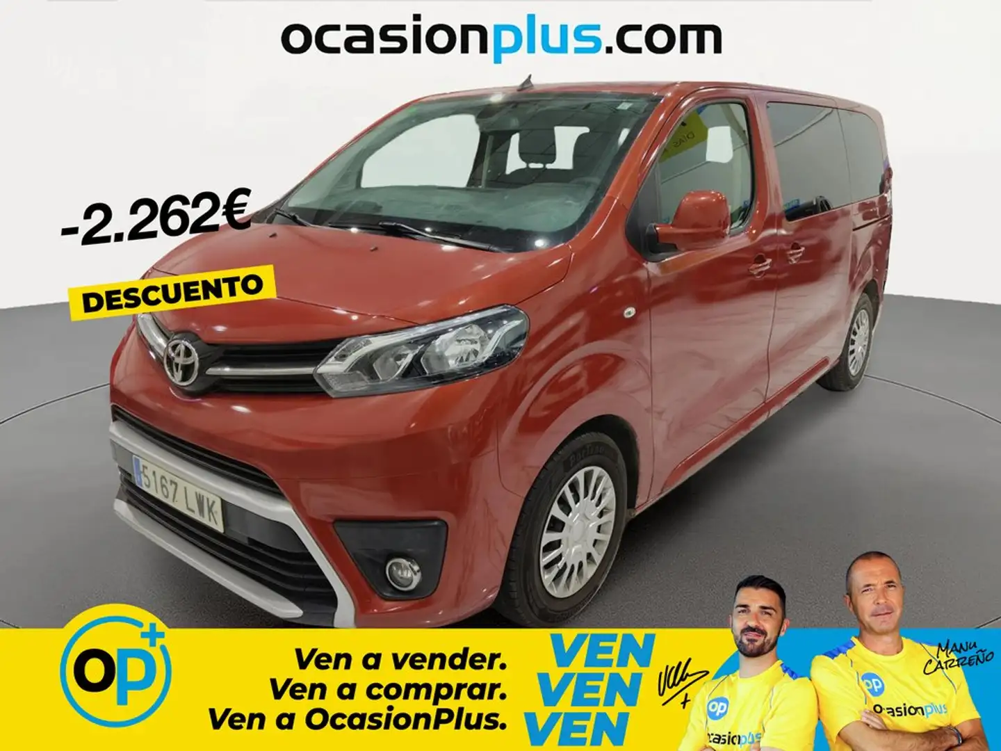 Toyota Proace Shuttle L1 1.5D 9pl. VX 120 Naranja - 1