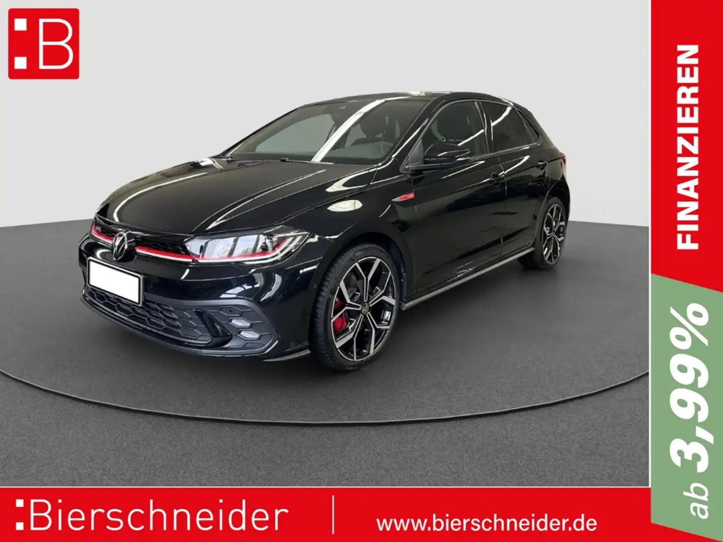 Volkswagen Polo GTI 2.0 TSI DSG AB 235EUR REAR VIEW SHZ 18 Schwarz - 1