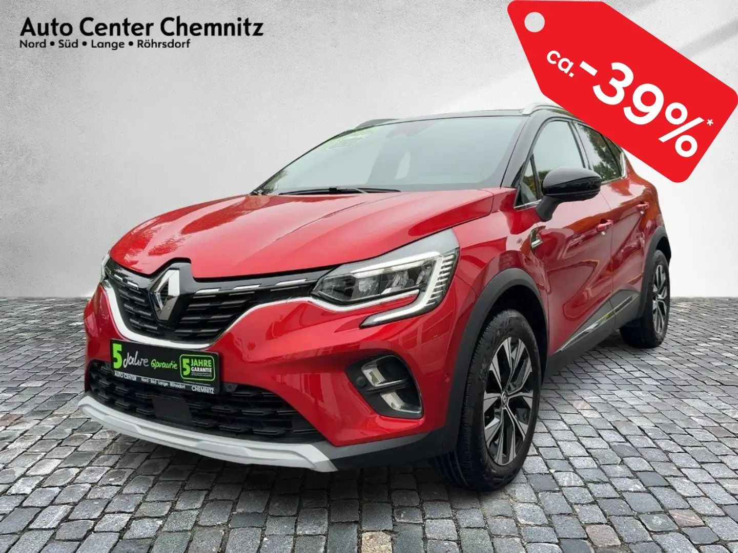 Renault Captur II 1.0 TCe 90 Techno LED/Navi/360°/BOSE Rot - 2