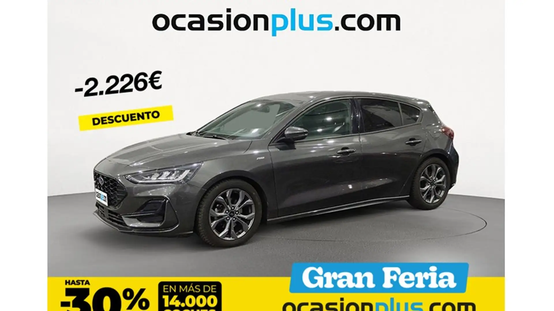 Ford Focus 1.5 Ecoblue ST-Line 115 Aut. Gris - 1