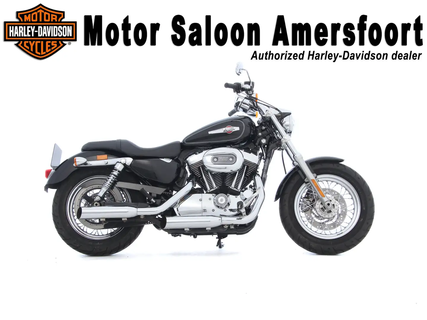 Harley-Davidson XL 1200 1200C / XL1200C SPORTSTER CUSTOM Zwart - 1