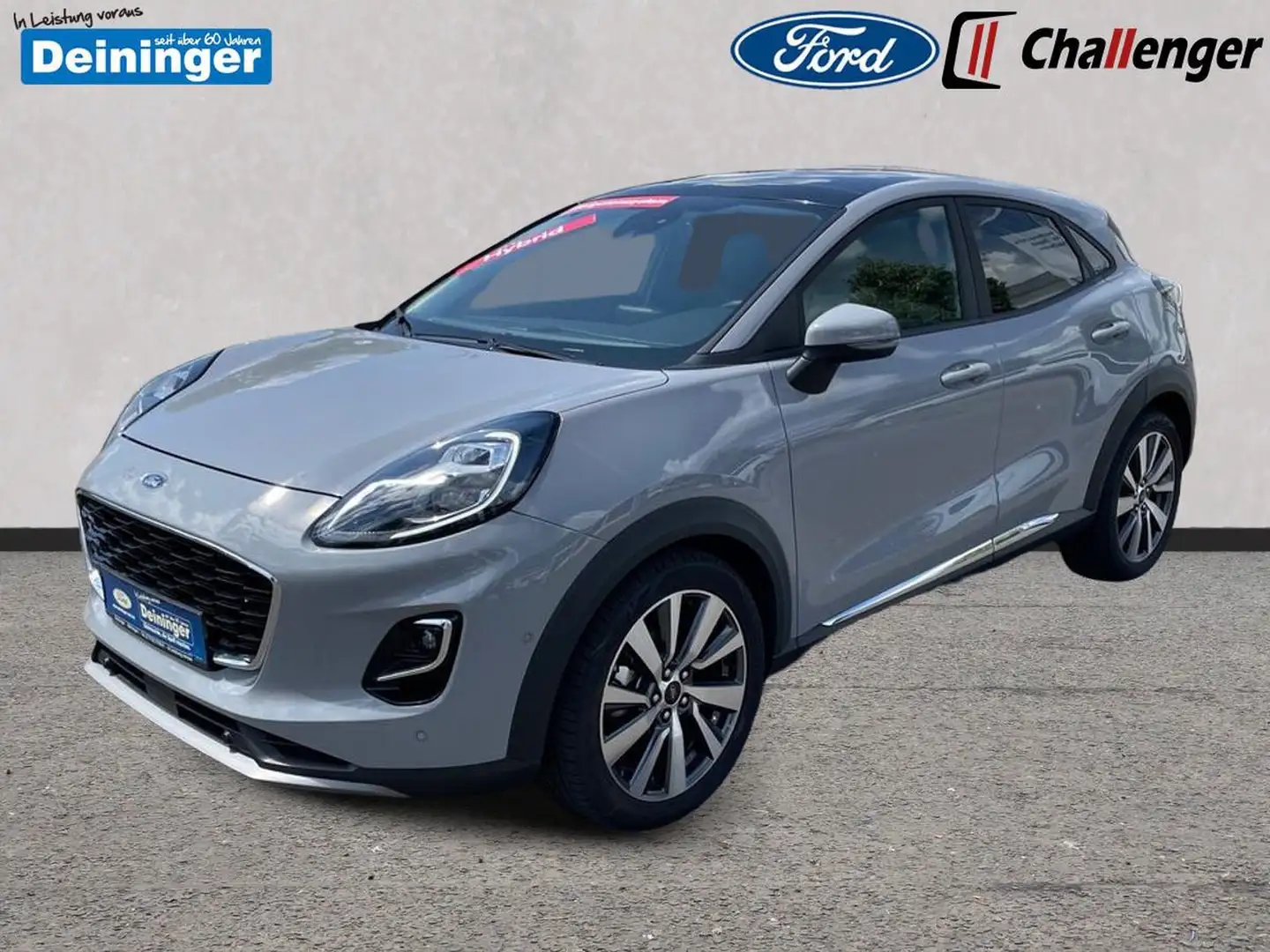 Ford Puma 1.0 l EcoBoost Hybrid (MHEV) Titanium X NAVI/DAB/B Grau - 2