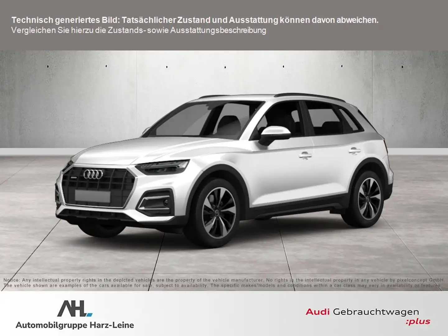 Audi Q5 40 TDI S-line quattro S tronic Matrix Navi AHK Opt Weiß - 1
