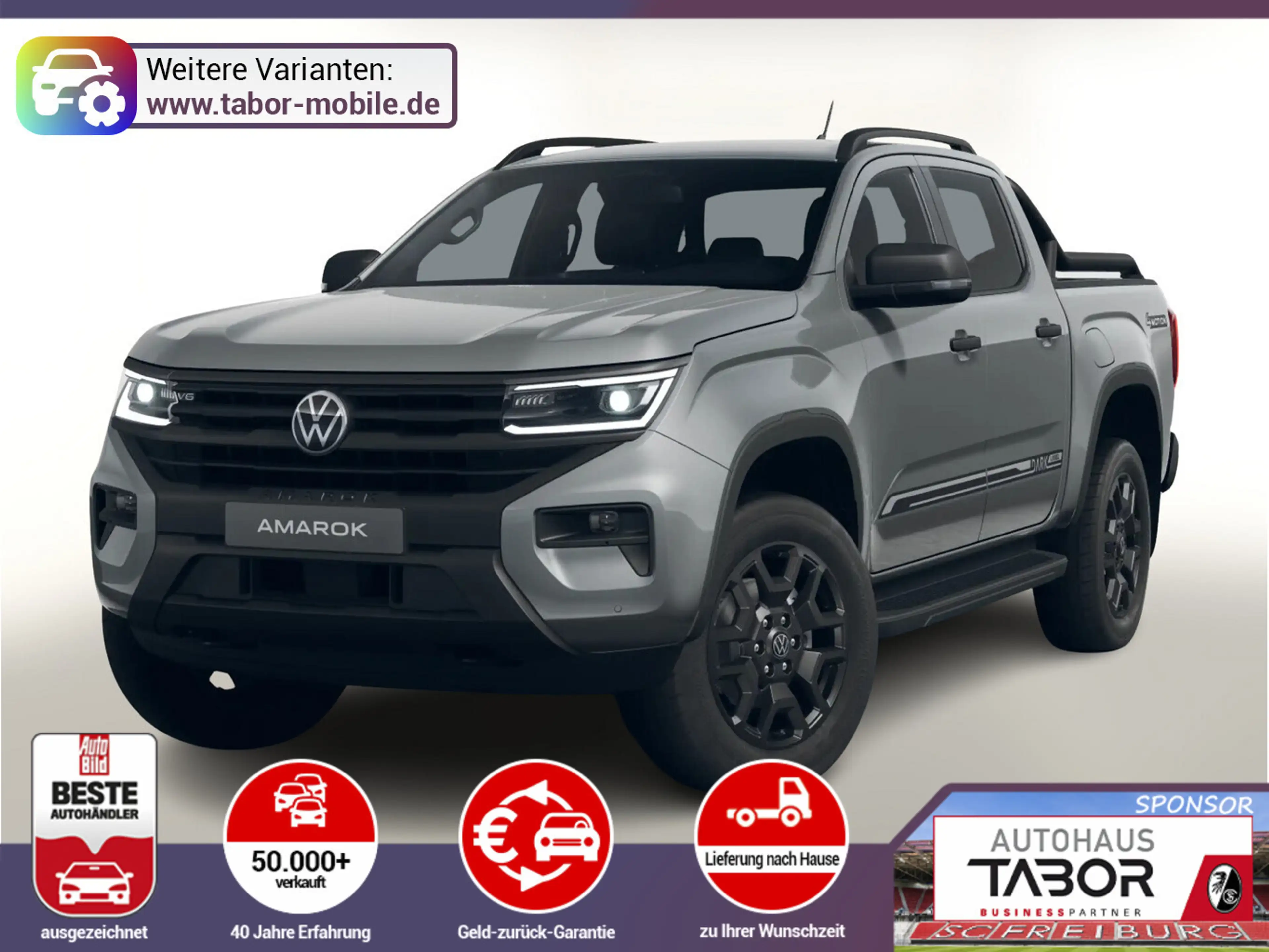 Volkswagen Amarok Dark Label 4M Rollcover Stylingbar 20"LM