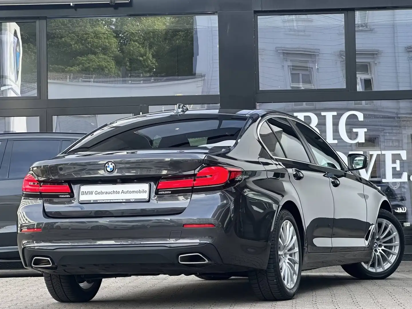 BMW 520 520d Business auto Gris - 2