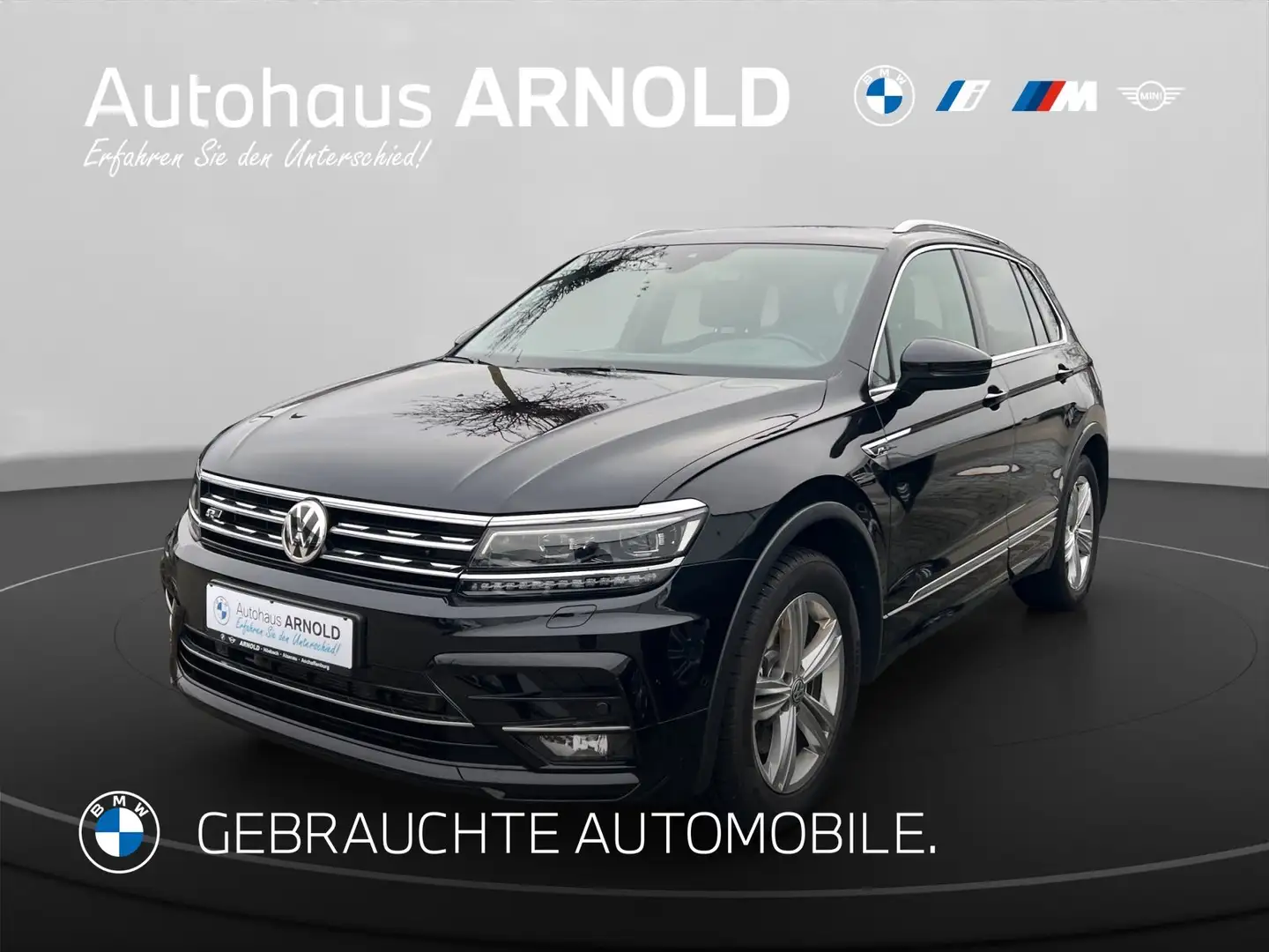 Volkswagen Tiguan 2.0 TDI Head-Up R-Line RFK AHK PDC Schwarz - 1