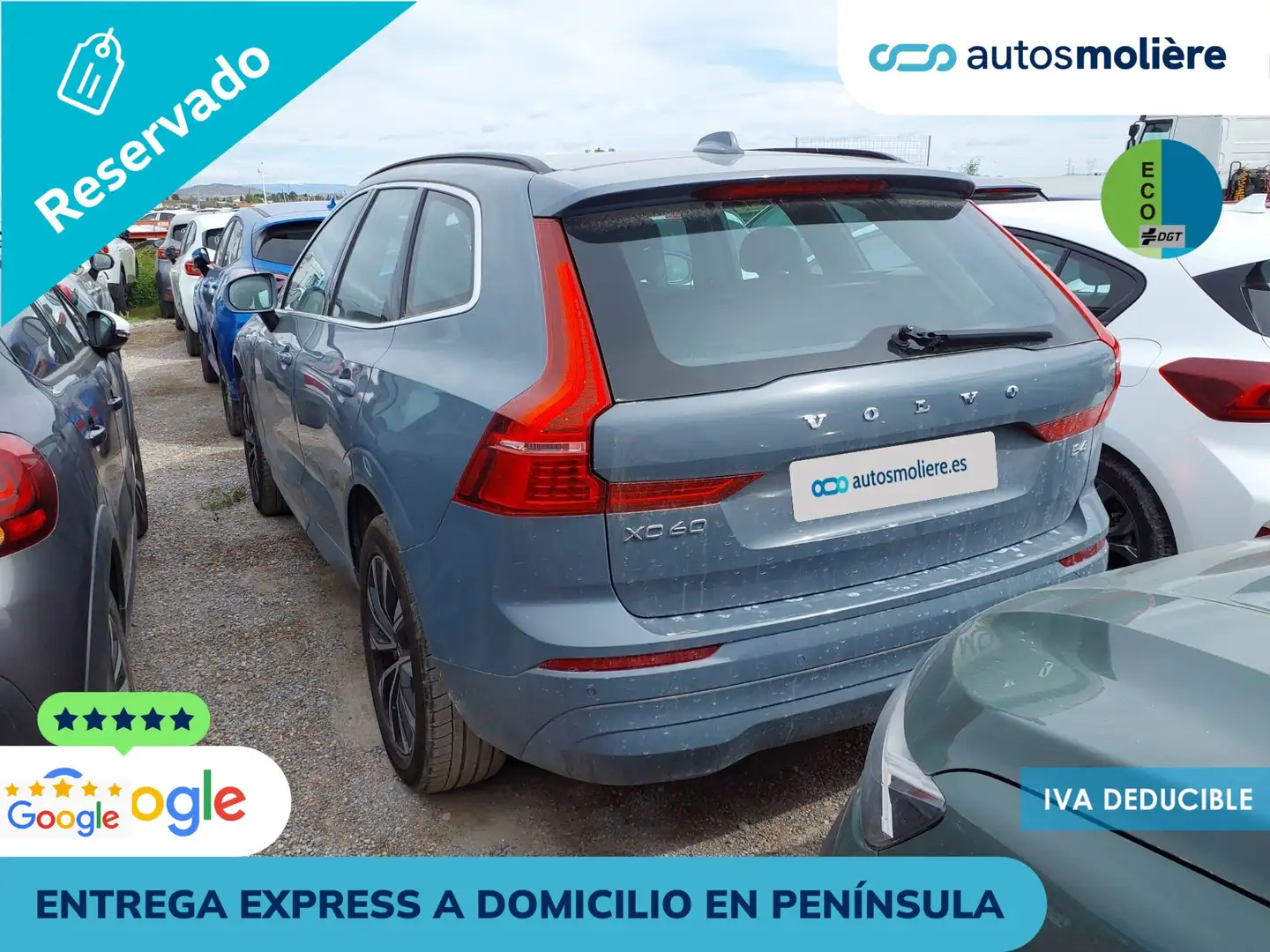 Volvo XC60 B4 Core FWD Aut. Gris - 2