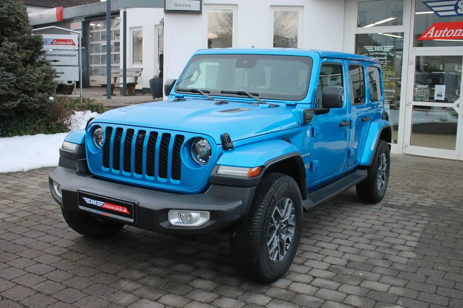 Jeep Wrangler 2.0 4xe Unlimited Sahara Automatik Bleu - 1