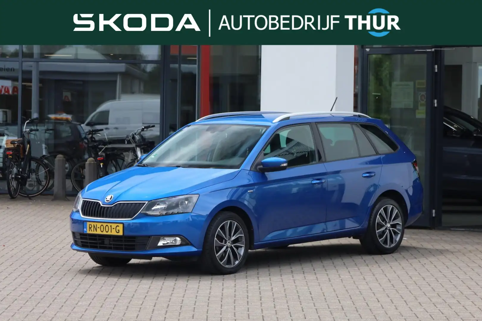Skoda Fabia Combi 1.0 TSI Drive 70KW-95PK, Afneembare trekhaak Blauw - 1