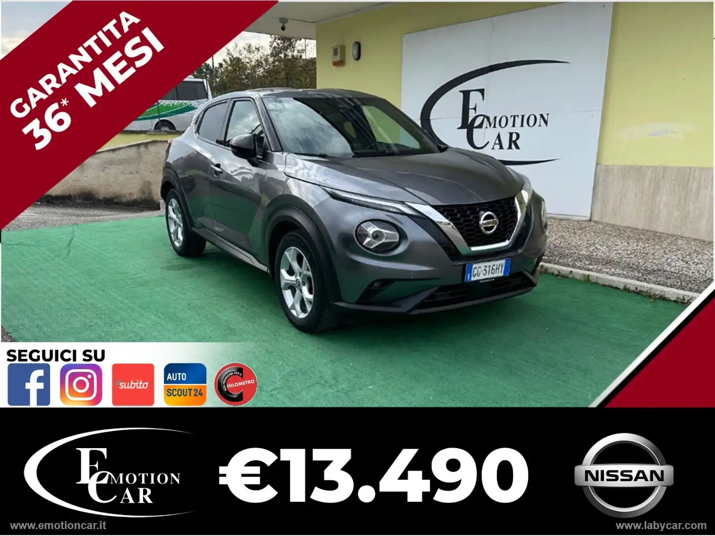 Nissan Juke 1.0 DIG-T 114 CV N-Connecta - 2021 Gri - 1