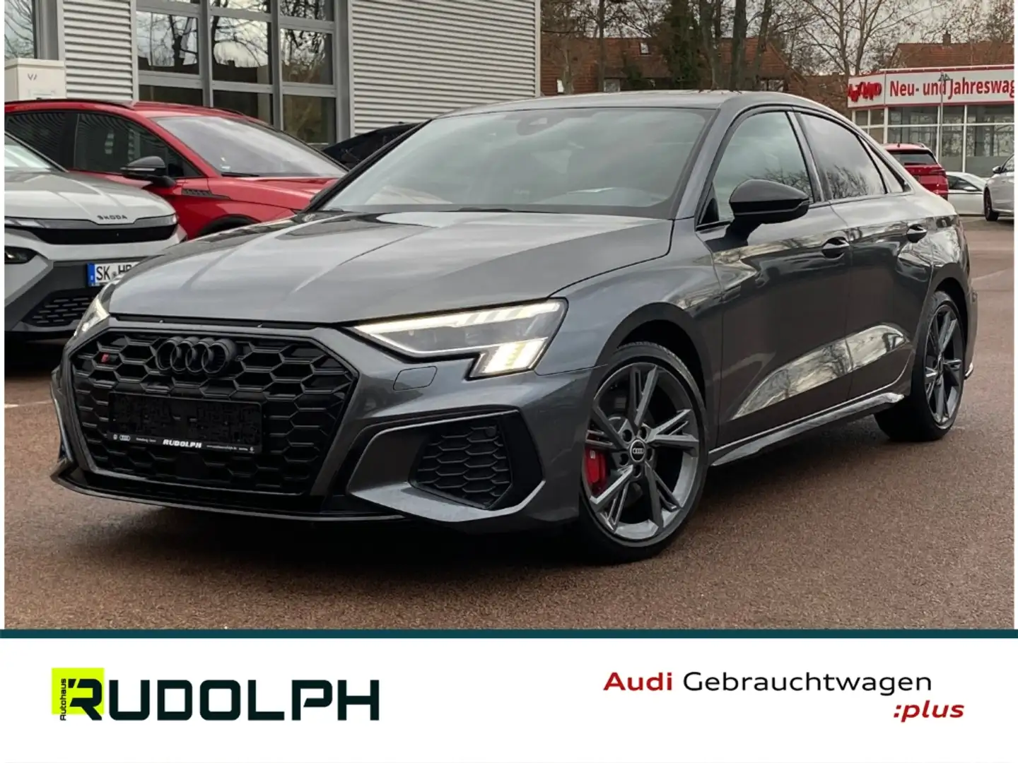 Audi S3 Limousine 2.0 TFSI qu. MATRIX B&O NAVI CarPlay Grau - 1