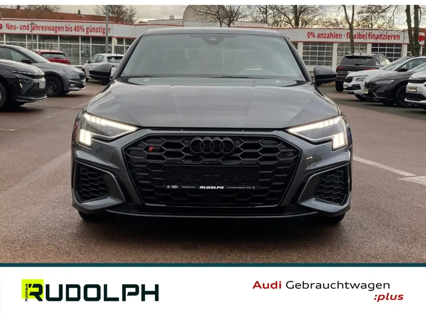 Audi S3 Limousine 2.0 TFSI qu. MATRIX B&O NAVI CarPlay Grau - 2