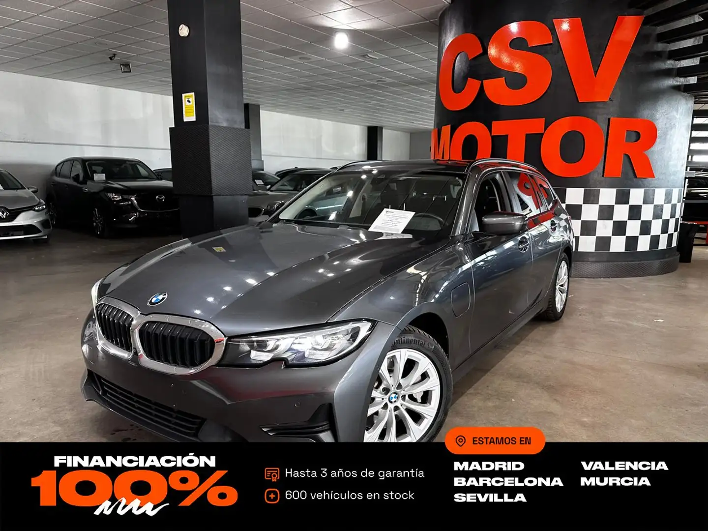 BMW 330 330e xDrive Touring Gris - 1