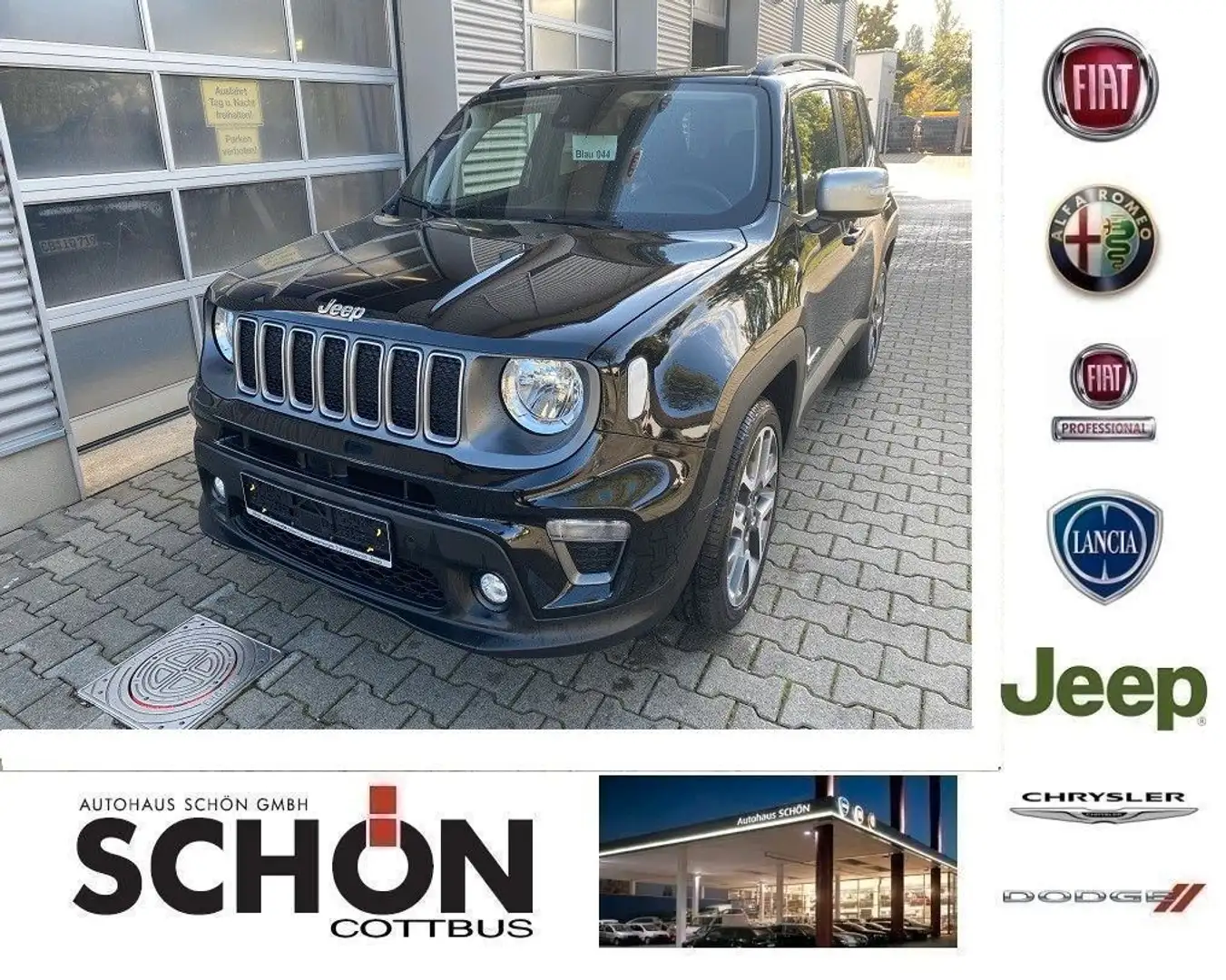 Jeep Renegade Limited 1.0 T-GDI FWD Schwarz - 1