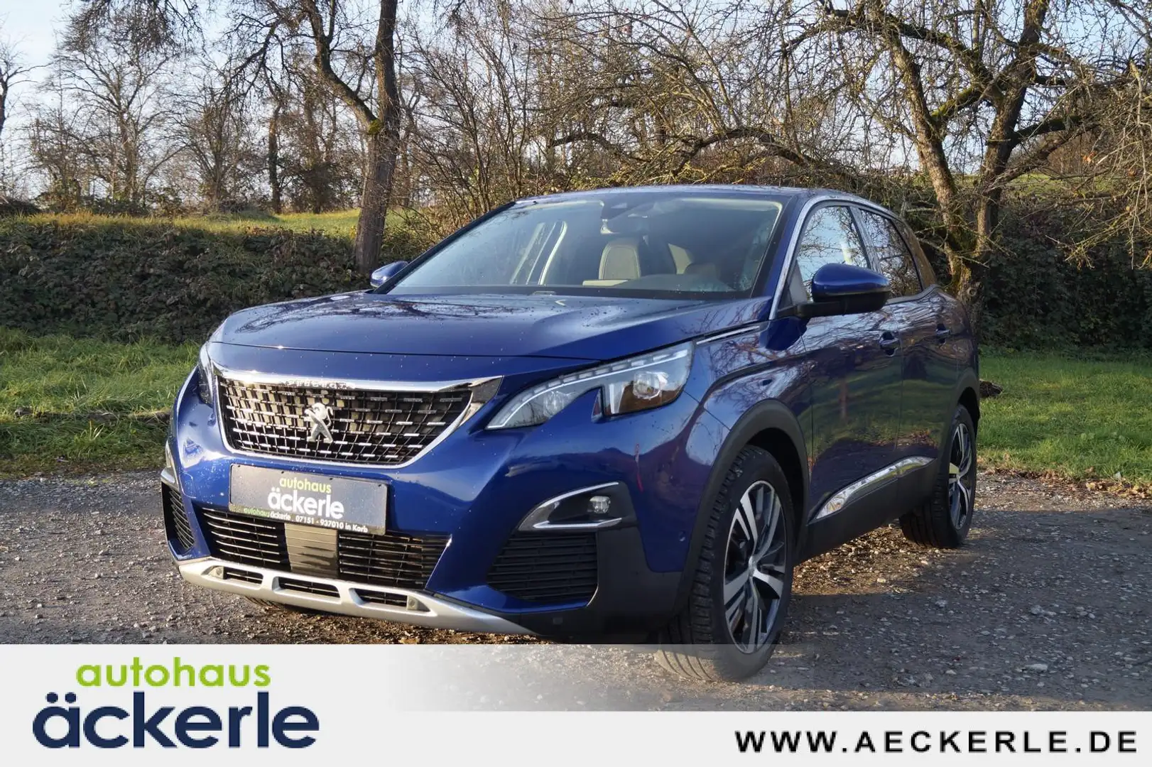 Peugeot 3008 Allure Full-LED-Paket I Navi I Sitzheizung I Blu/Azzurro - 1