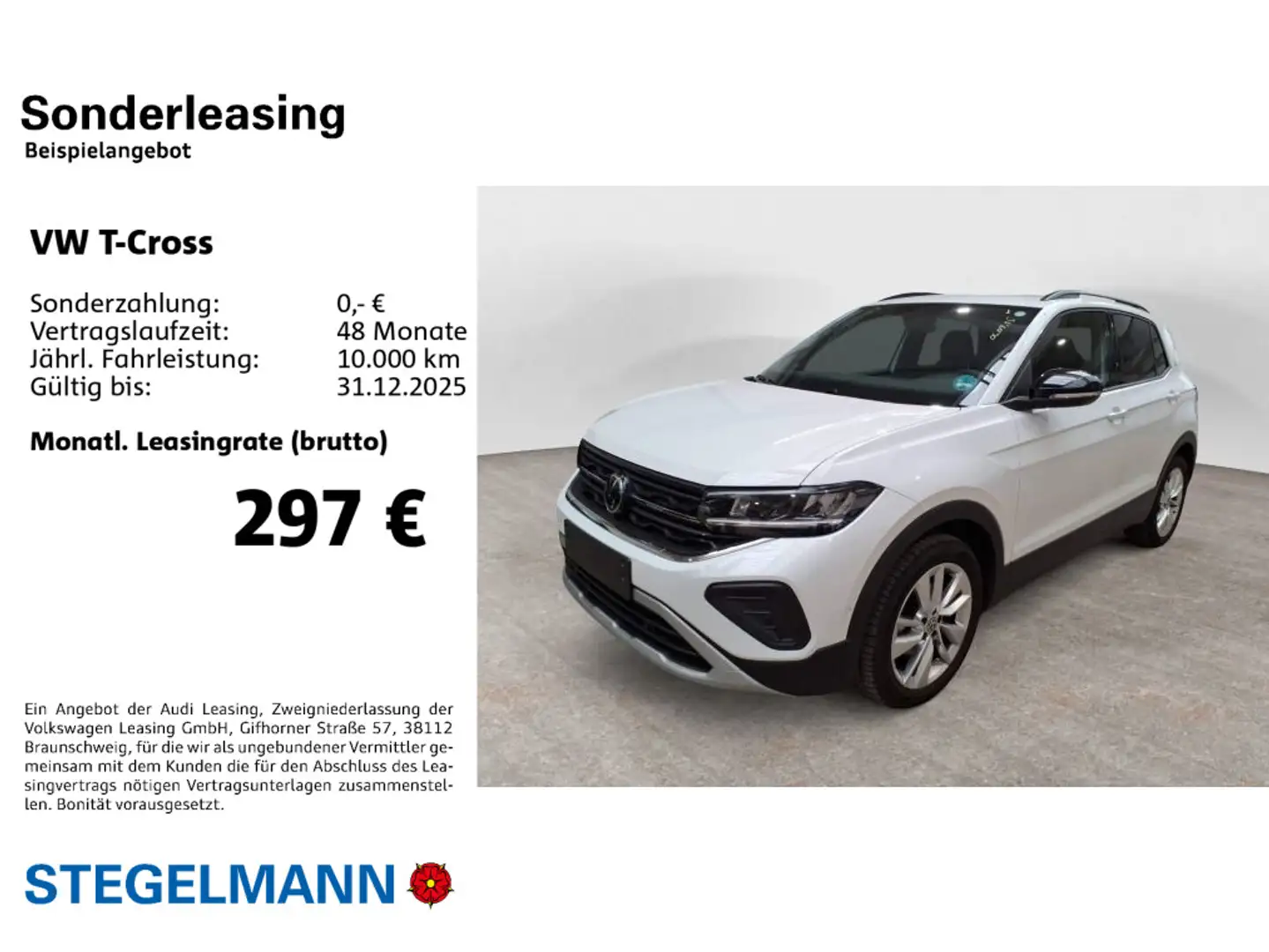 Volkswagen T-Cross 1.0 TSI DSG Goal *AHK*LED*Navi* Weiß - 2