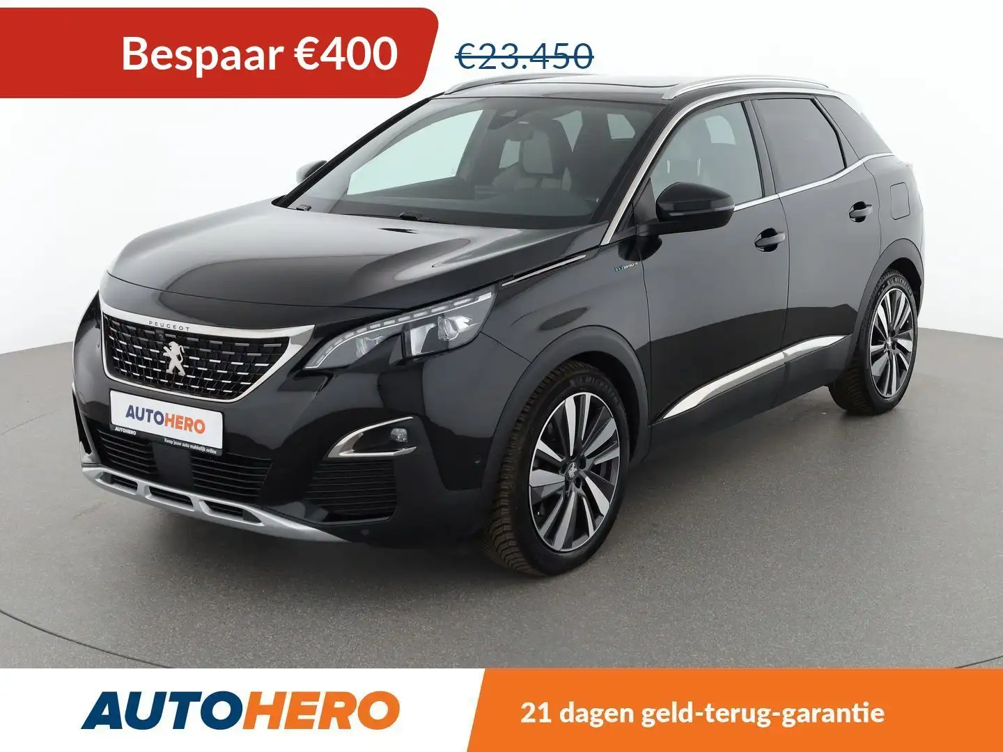Peugeot 3008 1.6 Hybrid 4 300 GT Czarny - 1