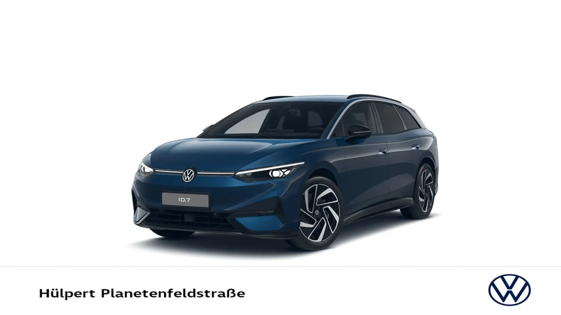 Volkswagen ID.7 Tourer PRO WÄRMEPUMPE AHK 360°CAM ACC LM20 Bleu - 2