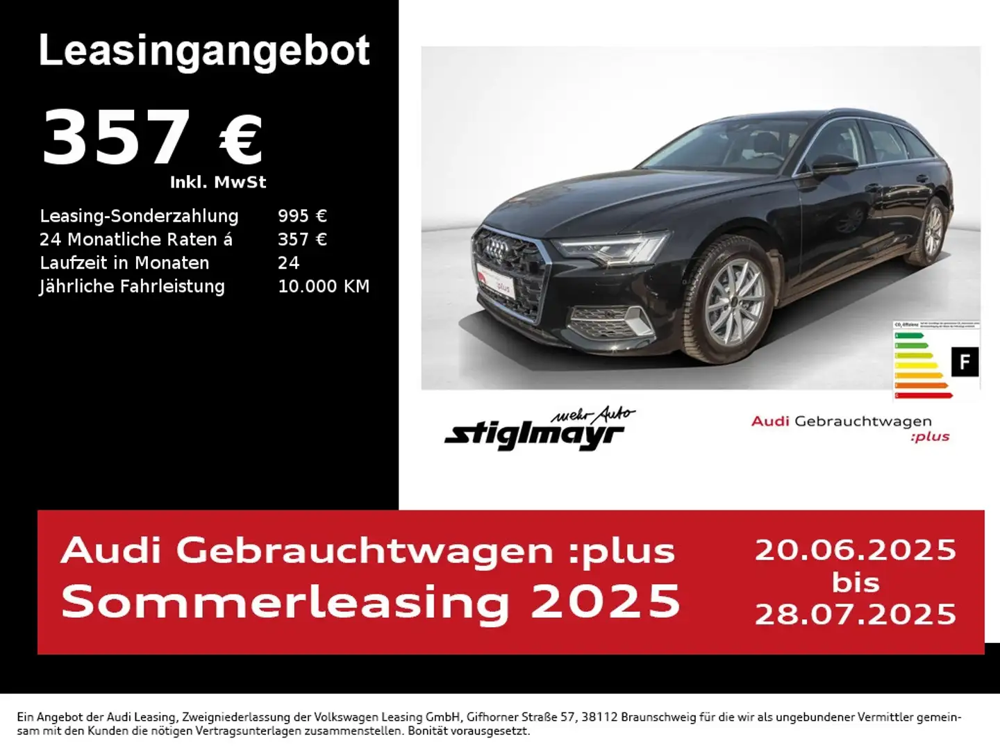 Audi A6 advanced 40 TDI quattro ACC+AHK+MATRIX+NAVI+ Zwart - 1