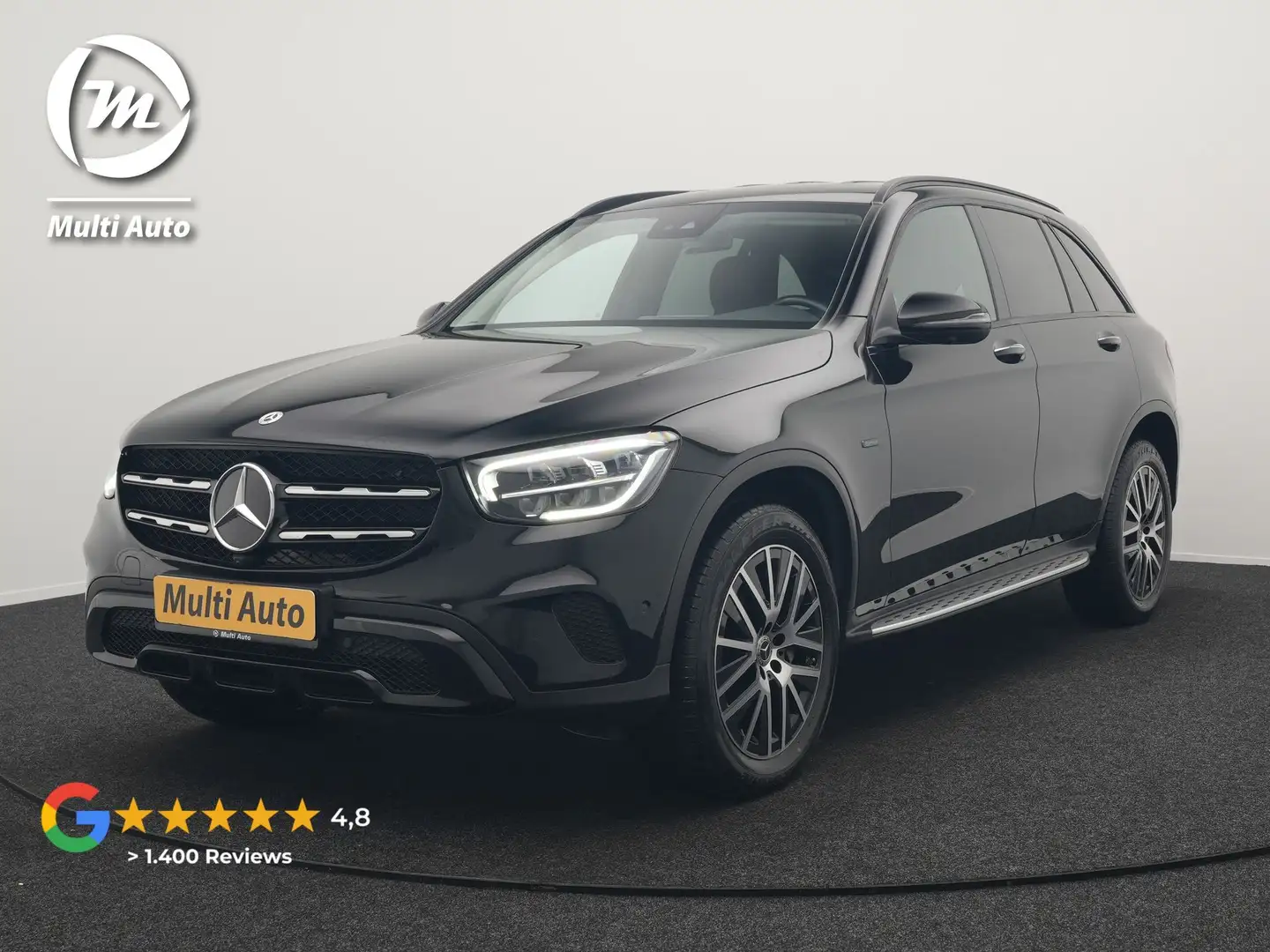 Mercedes-Benz GLC 300 300e 4MATIC Premium Plug In Hybrid 320pk Dealer O. Noir - 1
