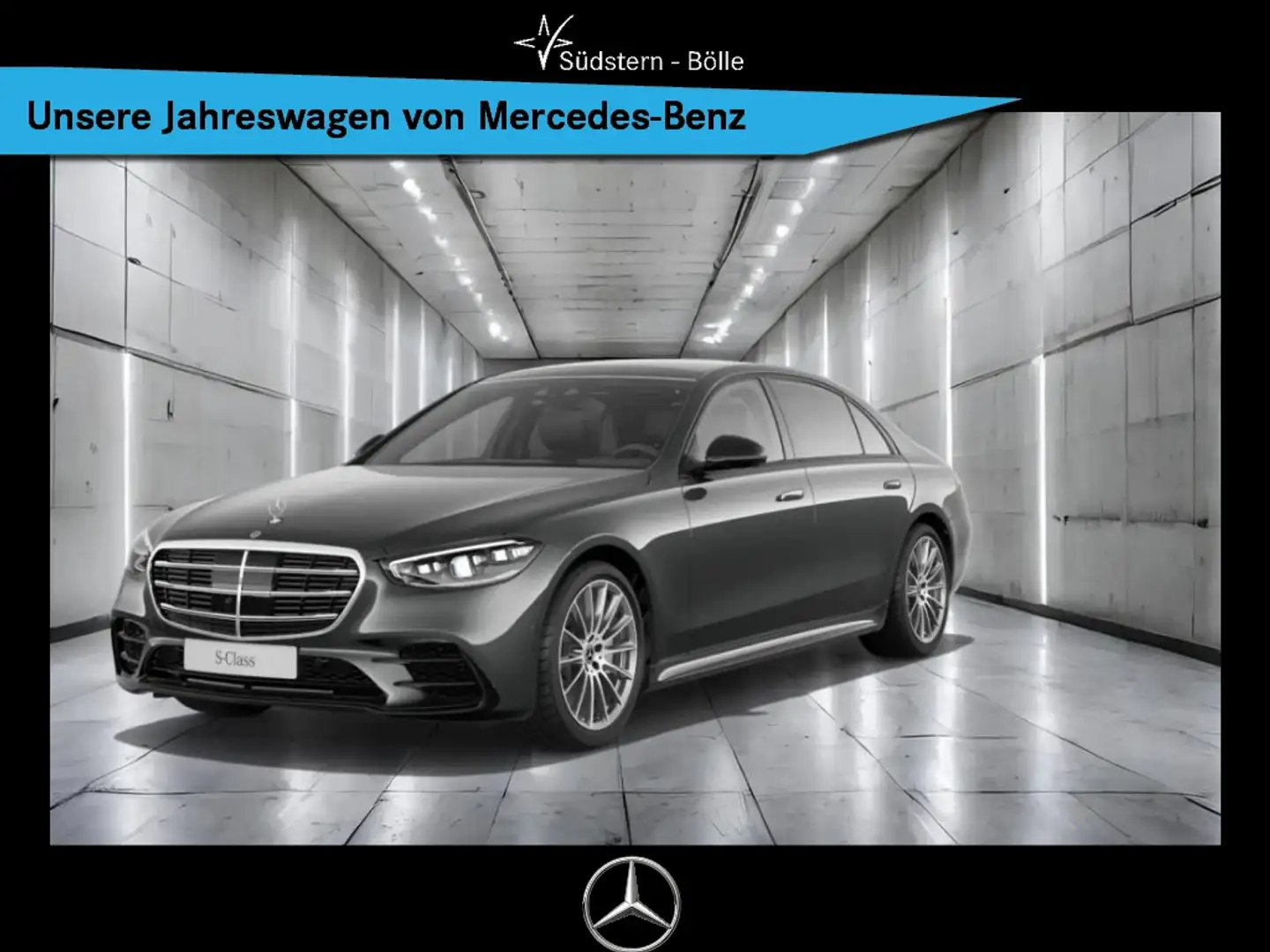 Mercedes-Benz S 450 d 4M L +AMG+MEMORY+DISTRO+MULTIBEAM+SHZ Grigio - 1