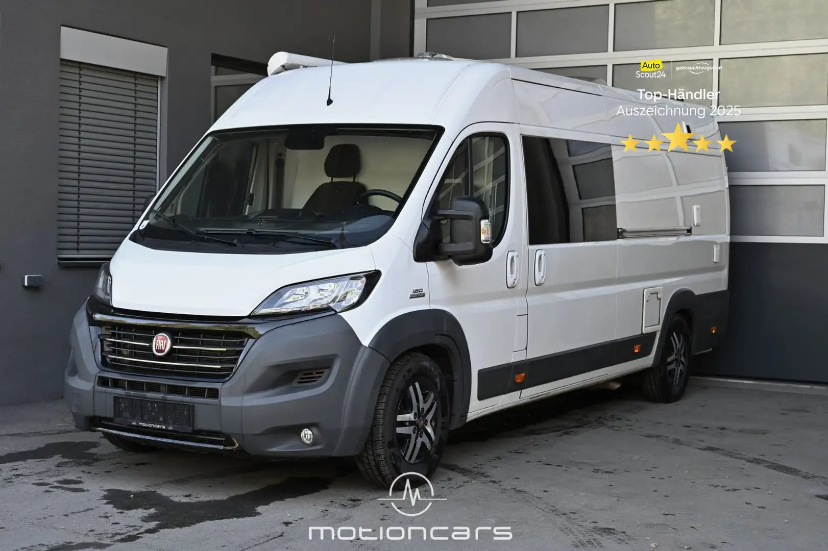 Fiat Ducato Camper Wohmobil Weiß - 1