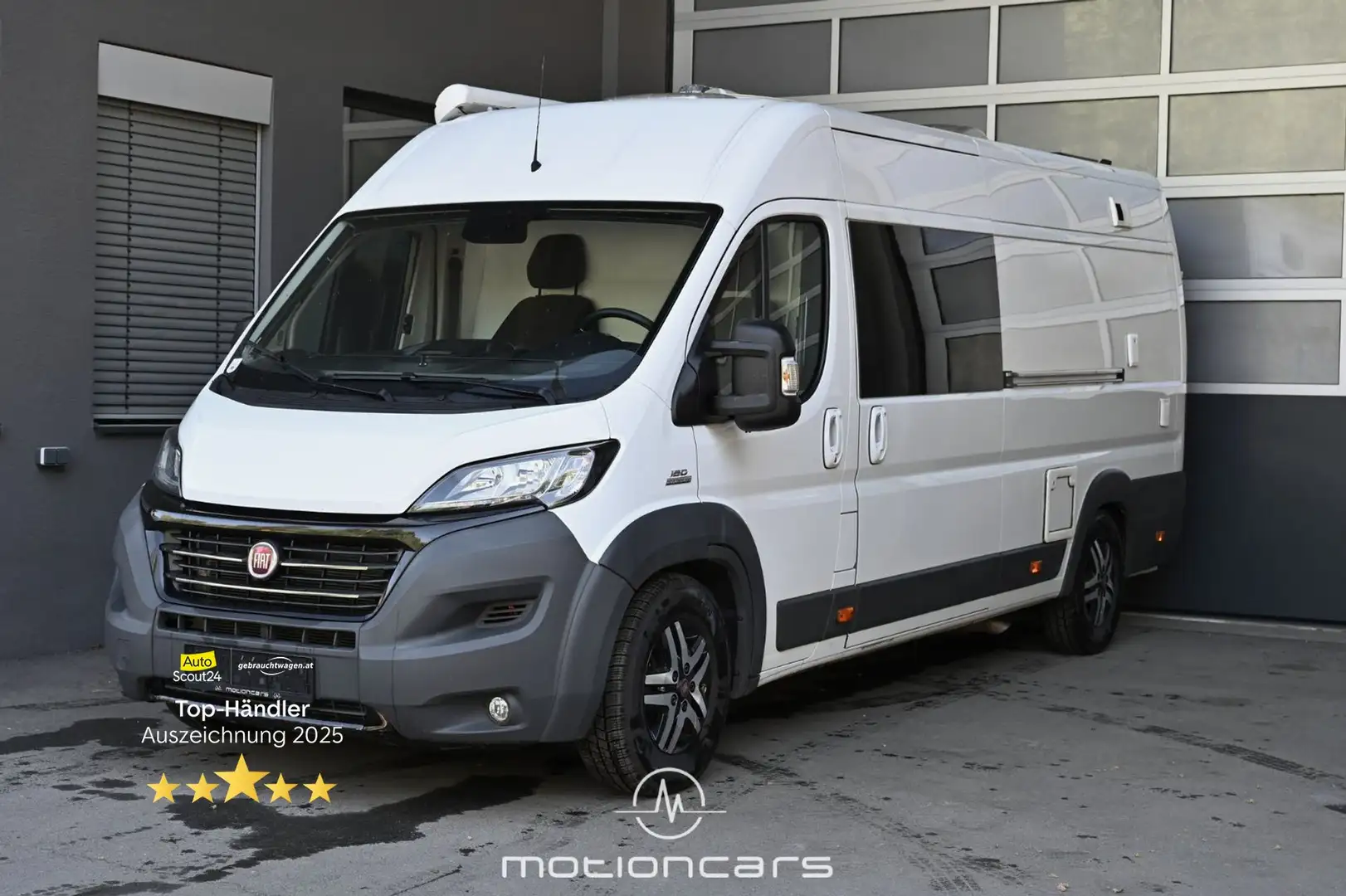 Fiat Ducato Camper Wohmobil Weiß - 1