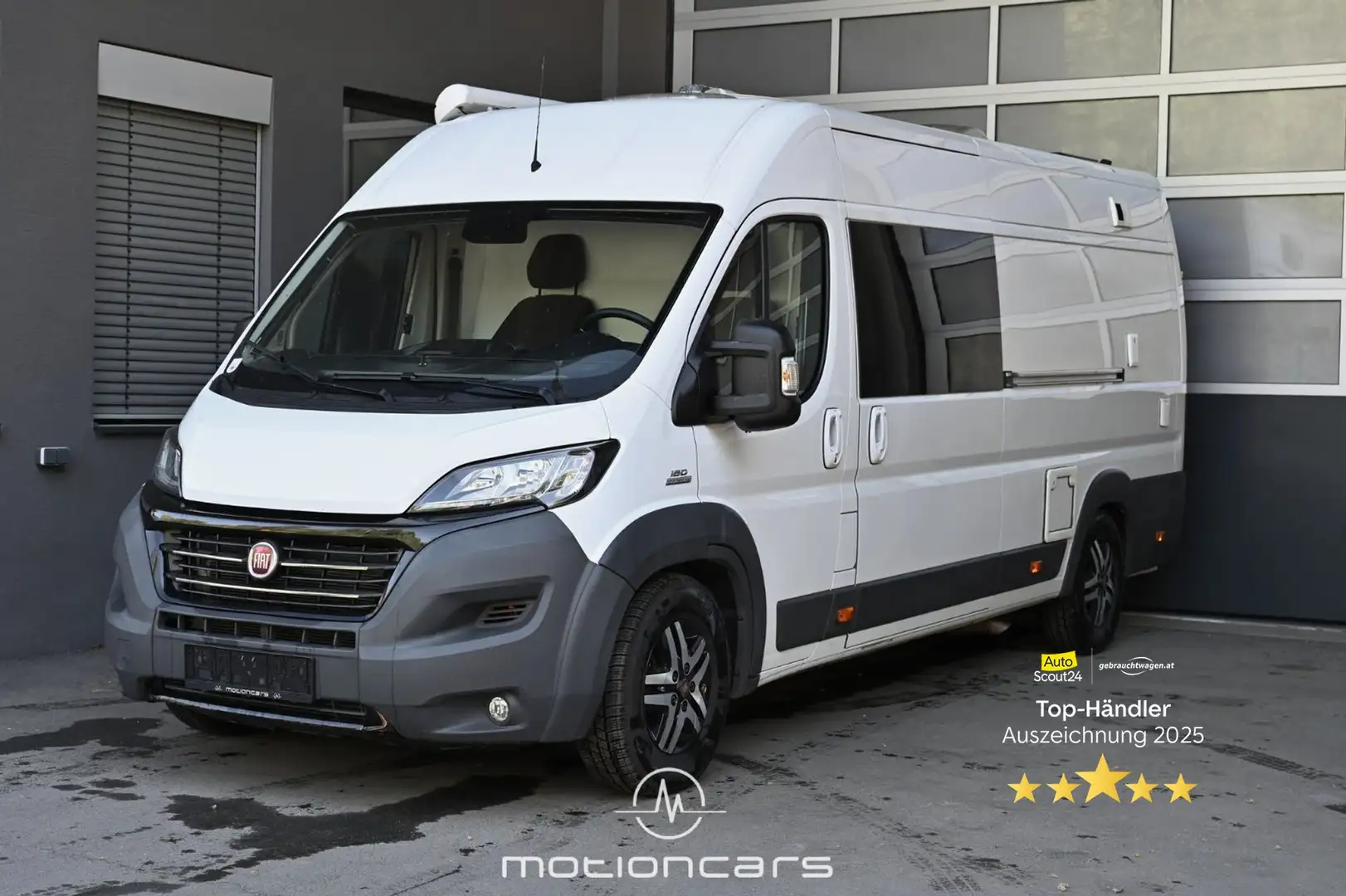Fiat Ducato Camper Wohmobil Weiß - 1