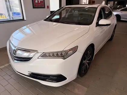 White 2015 Acura TLX Sedan Front-Wheel Drive Automatic