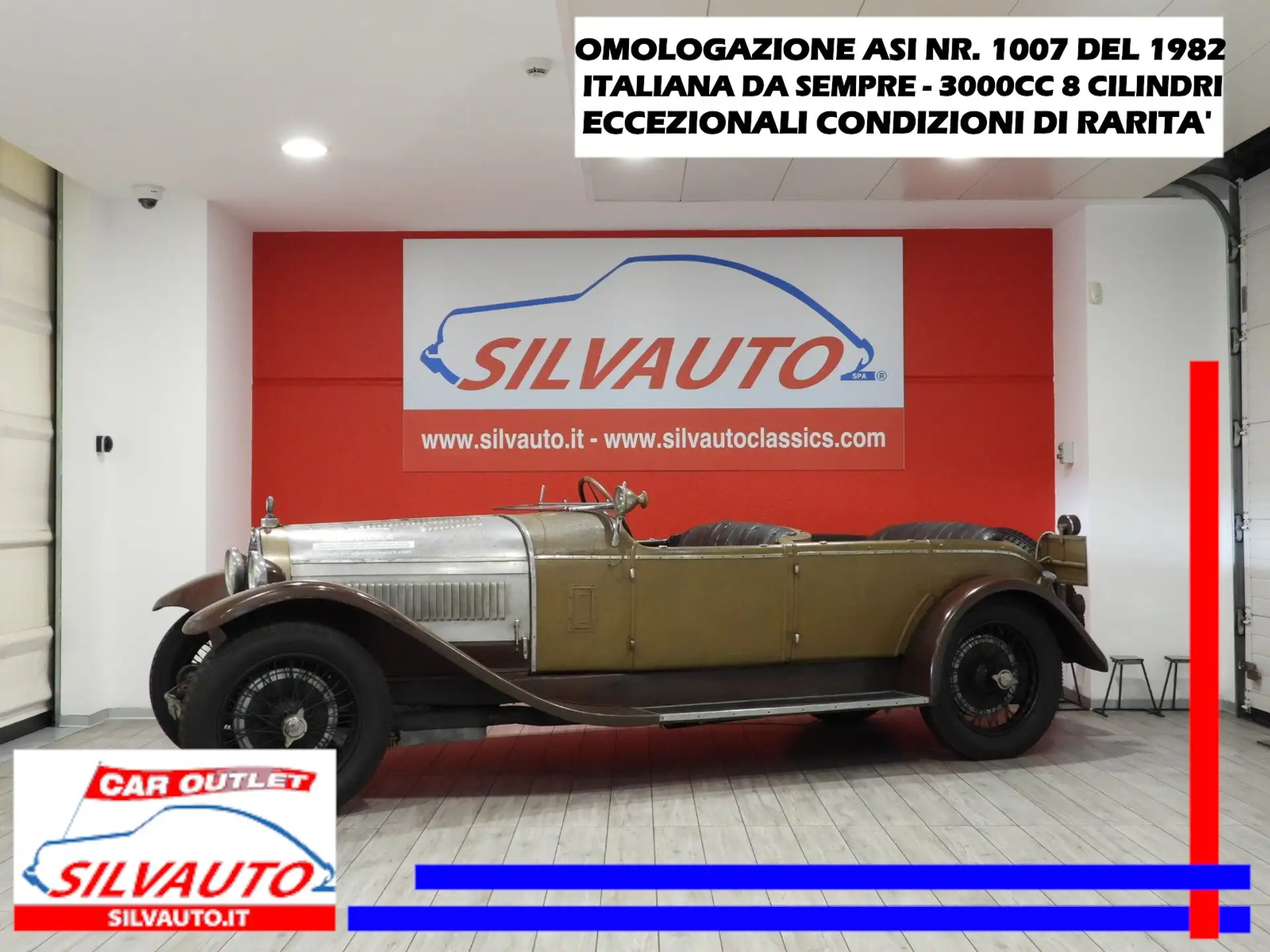 부가티 Type 44 3000cc 8 Cilindri Torpedo Carrozzeria Ghia 1929 베이지 사진 1