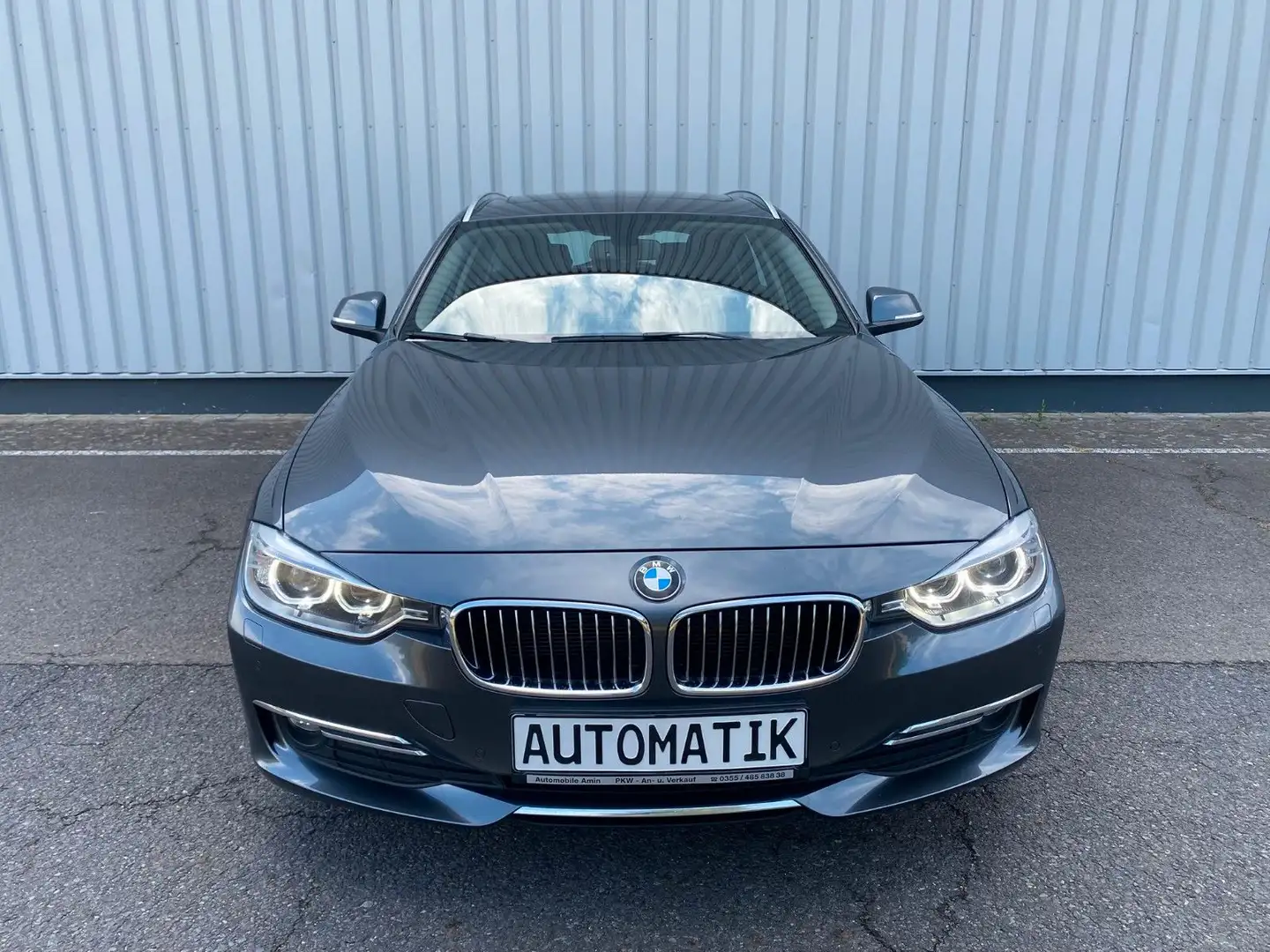 BMW 320 d Touring Leder Panorama Kamera TÜV NEU SrWr Grigio - 2