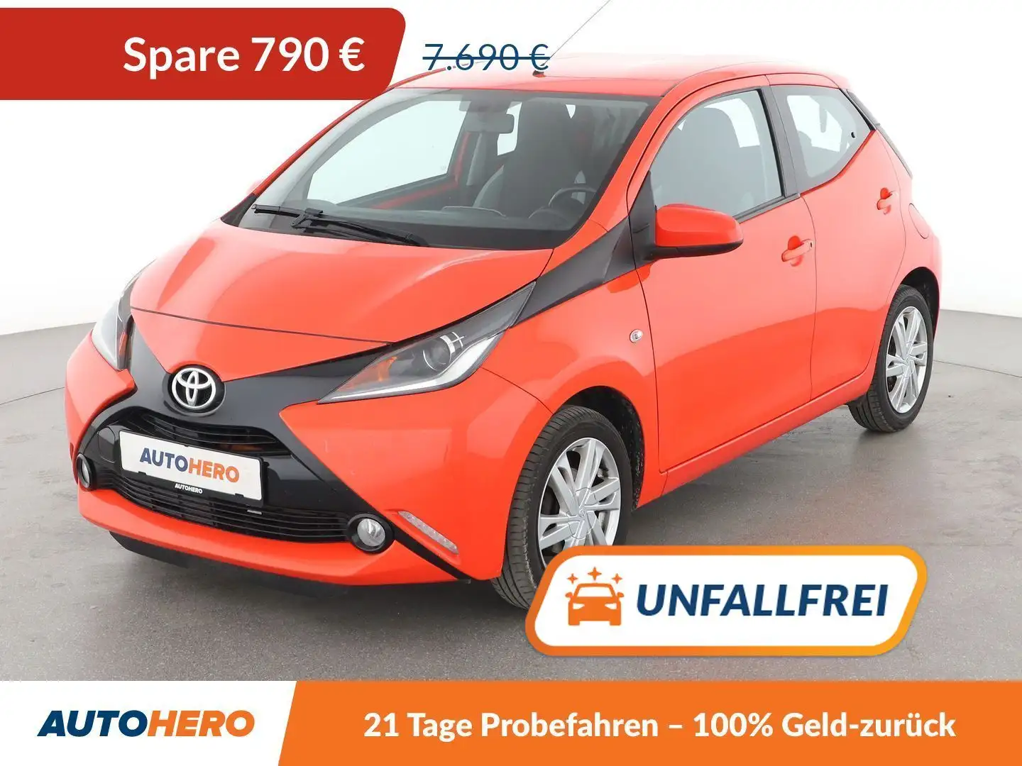 Toyota Aygo 1.0 X-Play Touch*LIM*CAM*ALU*KLIMA* Orange - 1