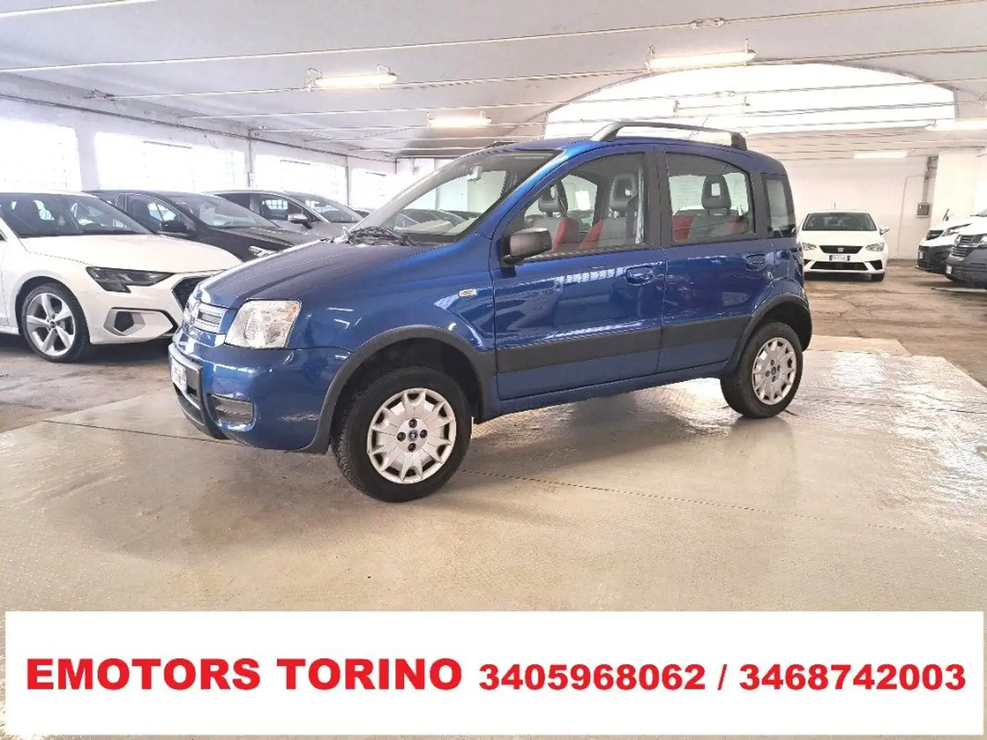 Fiat Panda 1.2 4x4 Climbing Bleu - 2
